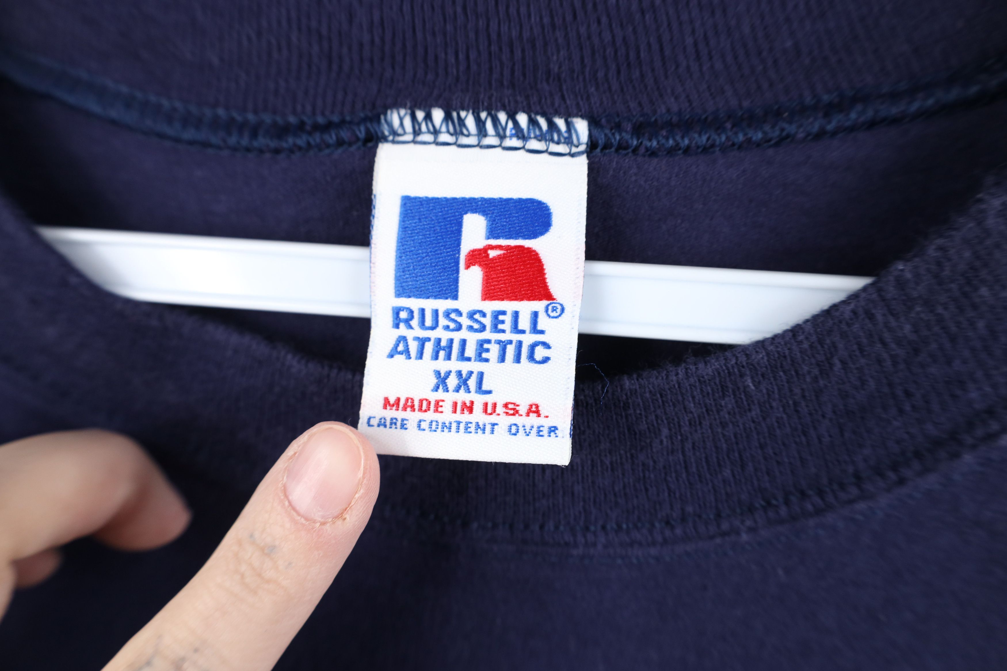Russell Athletic Vintage 90s Russell Athletic Cotton Pocket T-Shirt USA Size US XXL / EU 58 / 5 - 9 Thumbnail