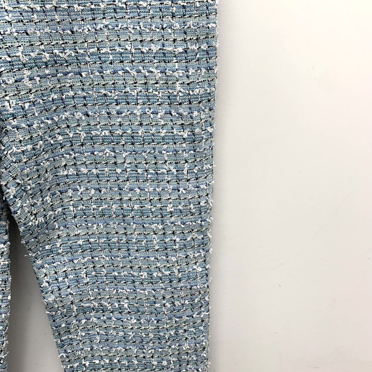 Chanel Chanel Cruise Collection Blue Woven Tweed Casual Pants K26WX Size 26" / US 2 / IT 38 - 4 Thumbnail