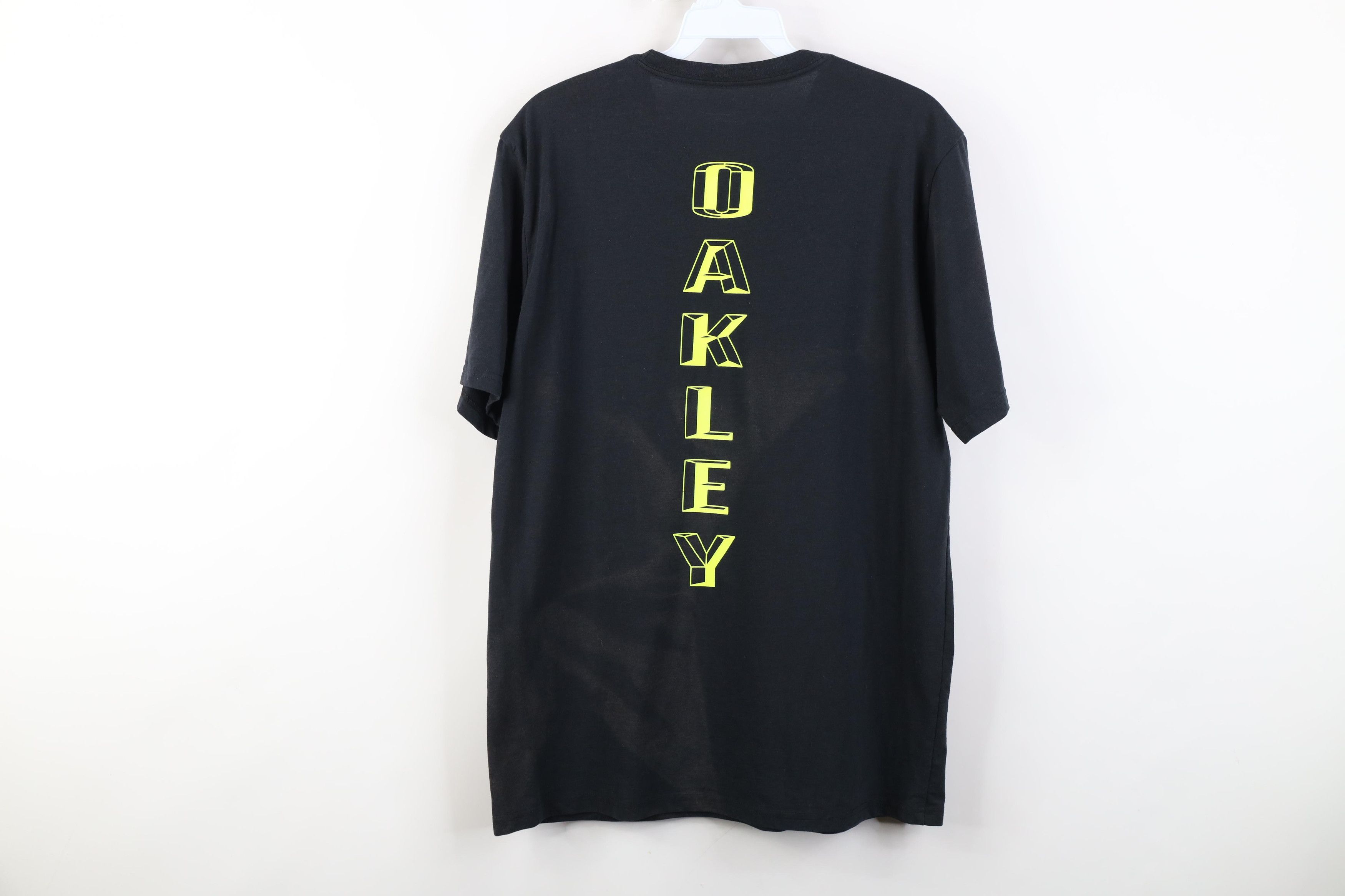 Oakley Vintage Y2K Oakley Spell Out Center Logo Knit T-Shirt Black Size US S / EU 44-46 / 1 - 13 Thumbnail