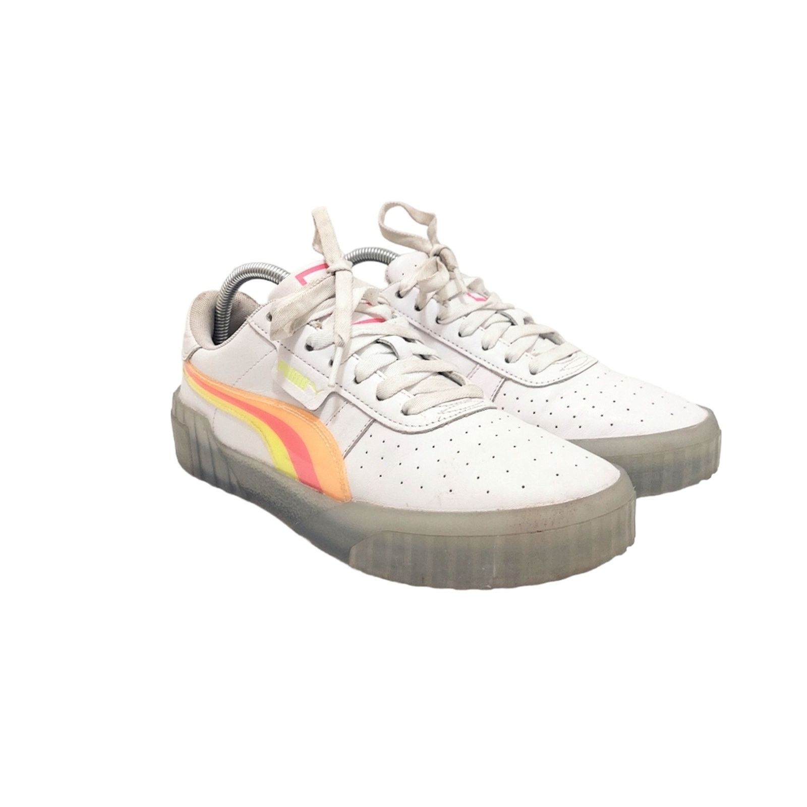 Puma Puma Cali Neon Iced Leather Running Sneakers Women's Size 10 Size US 10 / IT 40 - 1 Thumbnail