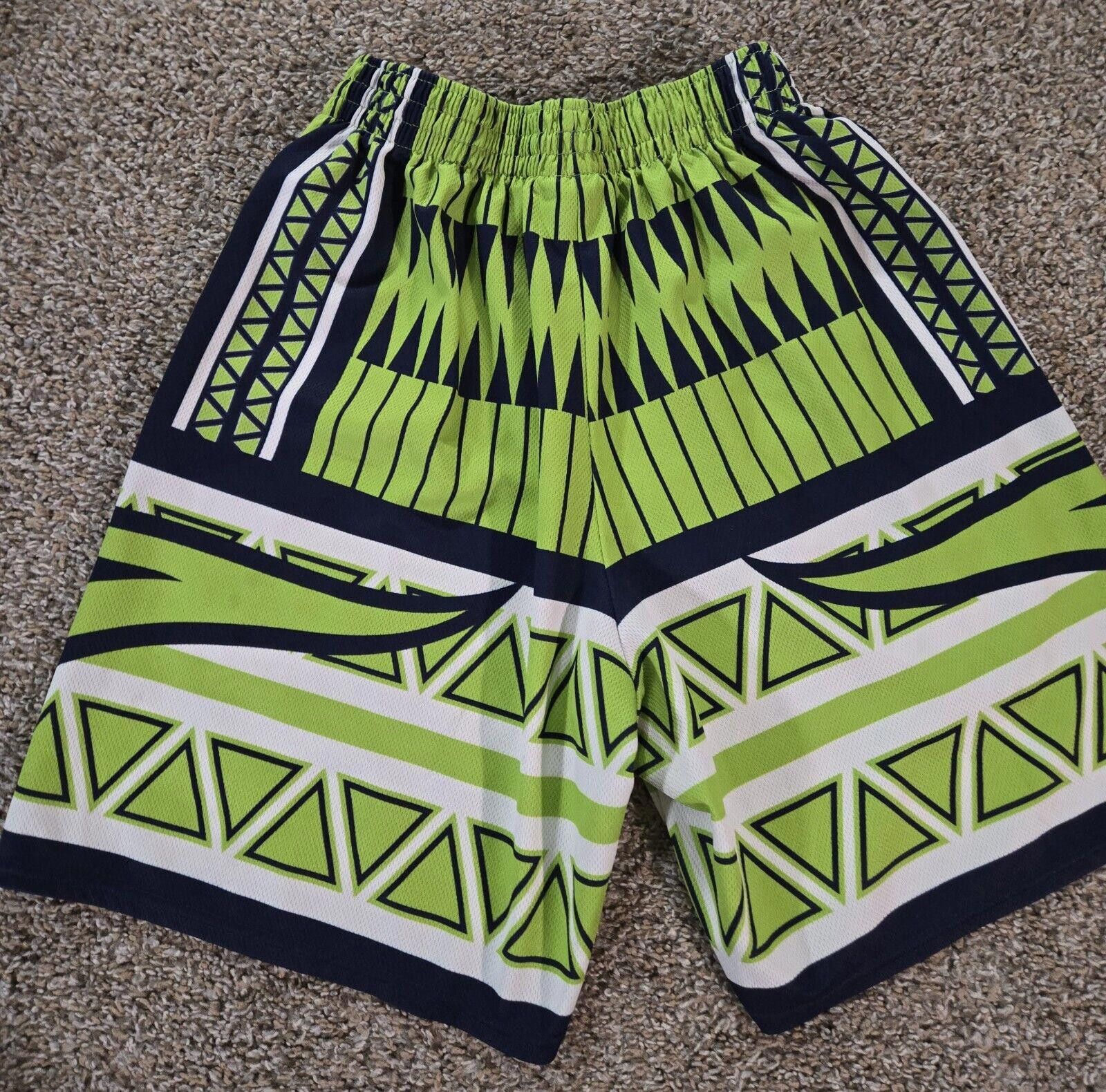 Designer Lax World Blue And Green Shorts Size Medium Size US 32 / EU 48 - 10 Thumbnail