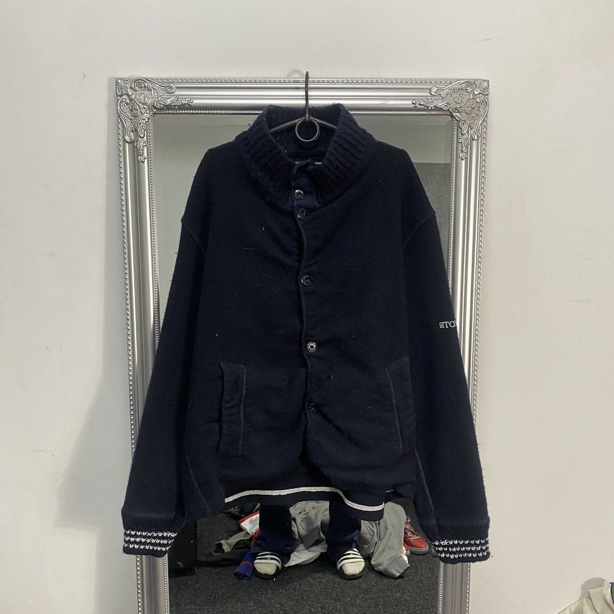 Stone Island Vintage Stone Island wool Jacket Size US XXL / EU 58 / 5 - 1 Thumbnail