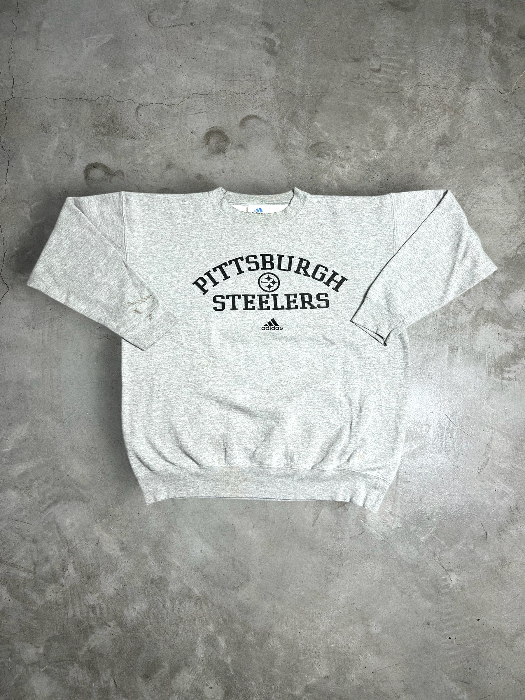 Adidas VTG ADIDAS NFL Pittsburgh Steelers Sweatshirt (XL) JKA154 Size US XL / EU 56 / 4 - 1 Thumbnail