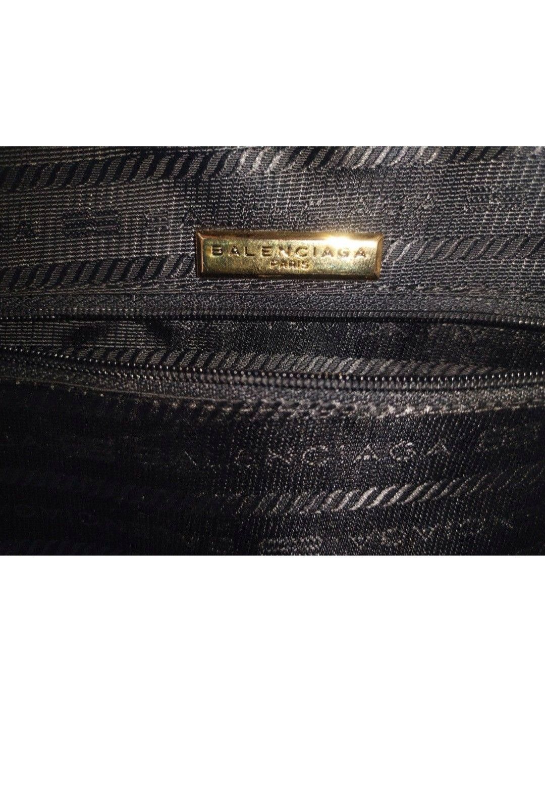 Balenciaga Vintage Balenciaga Burgundy Cherry Red Satchel Shoulder Bag Size ONE SIZE - 6 Thumbnail