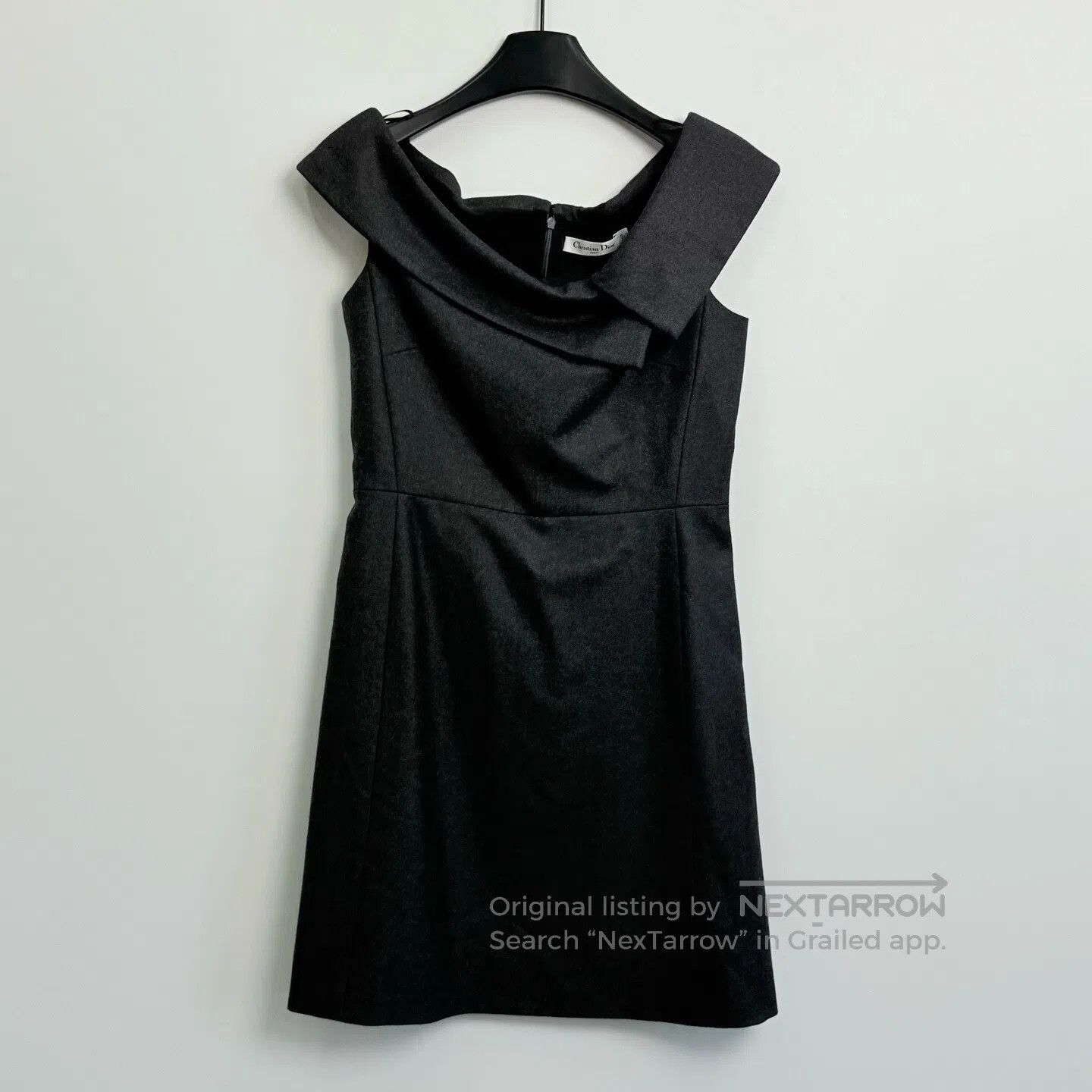 Dior Dior Black Sleeveless One-Shoulder Dress| Size S / US 4 / IT 40 - 1 Thumbnail