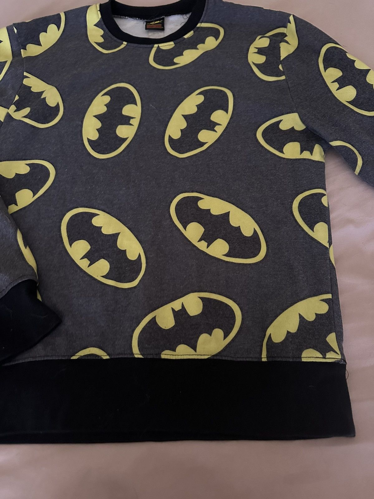 DC Comics Batman Logo Graphic Sweatshirt Size Large Size L / US 10 / IT 46 - 5 Thumbnail