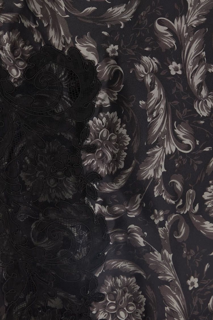 Versace o1y0226 Blouse in Black Size XS / US 0-2 / IT 36-38 - 4 Thumbnail