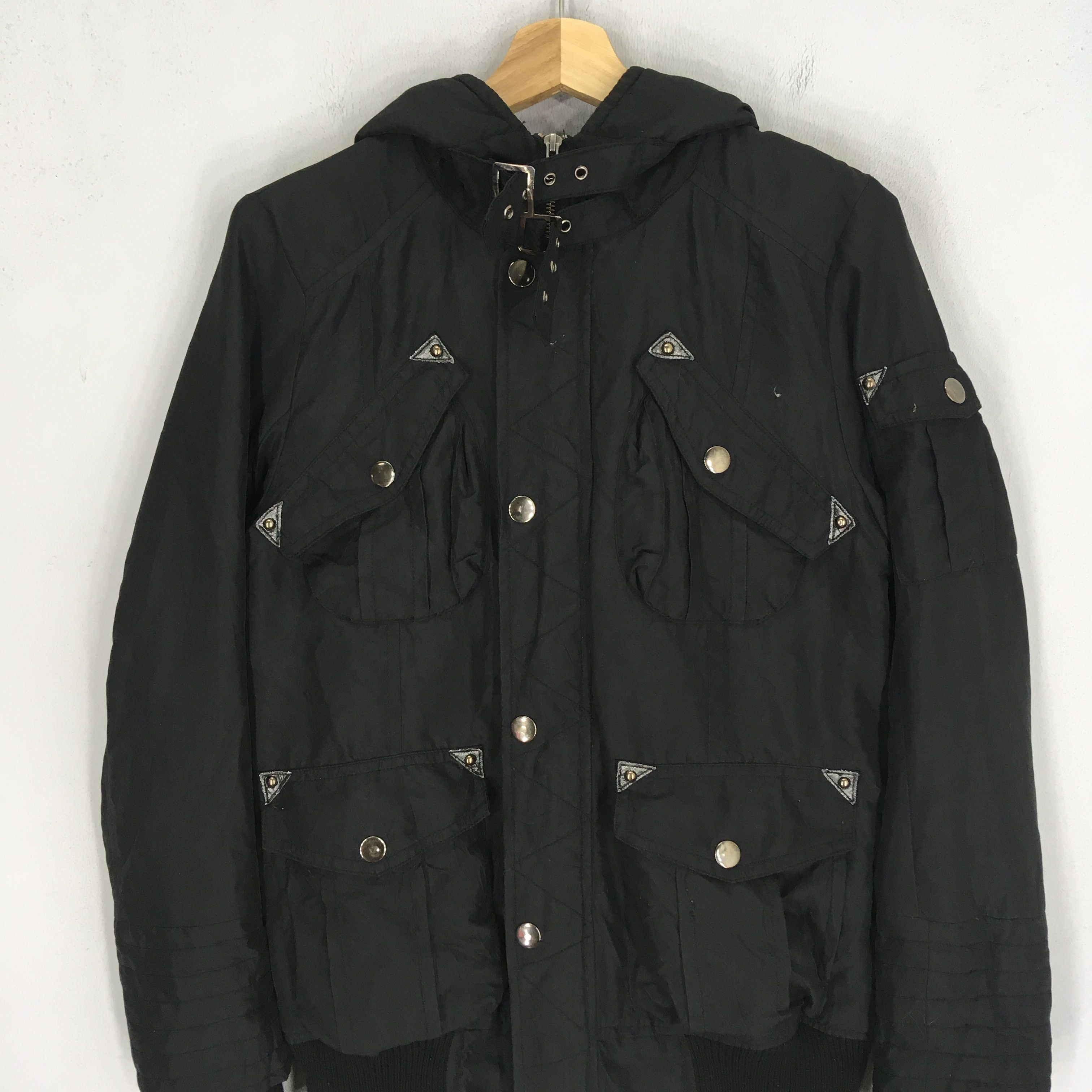 If Six Was Nine × PPFM × Vintage Vintage PPFM Japanese Designer Cargo Utility Bomber Jacket Size US S / EU 44-46 / 1 - 4 Thumbnail