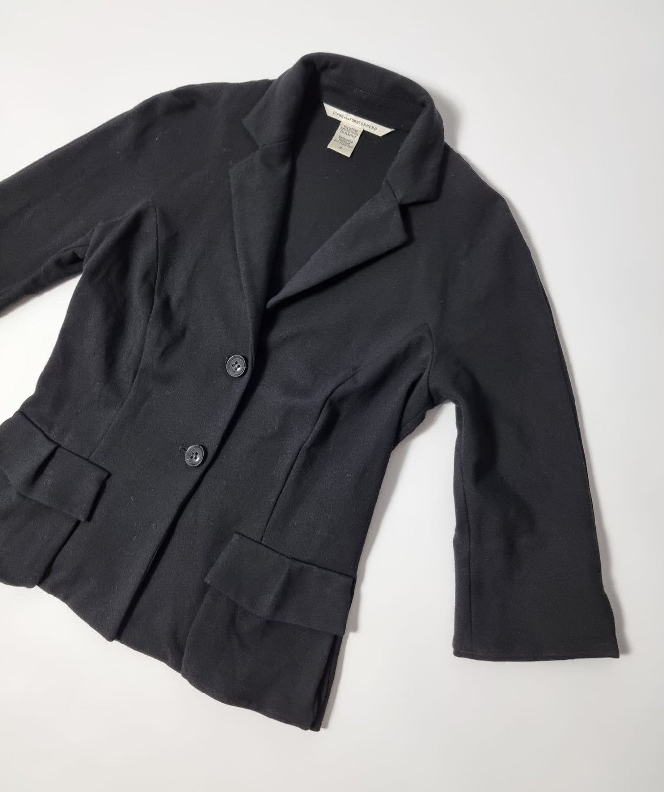 Designer × Diane von Furstenberg vintage Diane von Furstenberg short black blazer S Size S / US 4 / IT 40 - 7 Thumbnail