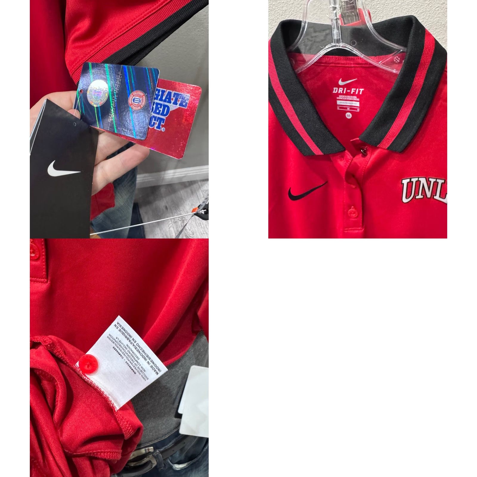 Nike Nike WOMENS UNLV POLO SHIRT M Multicolor Size M / US 6-8 / IT 42-44 - 8 Thumbnail