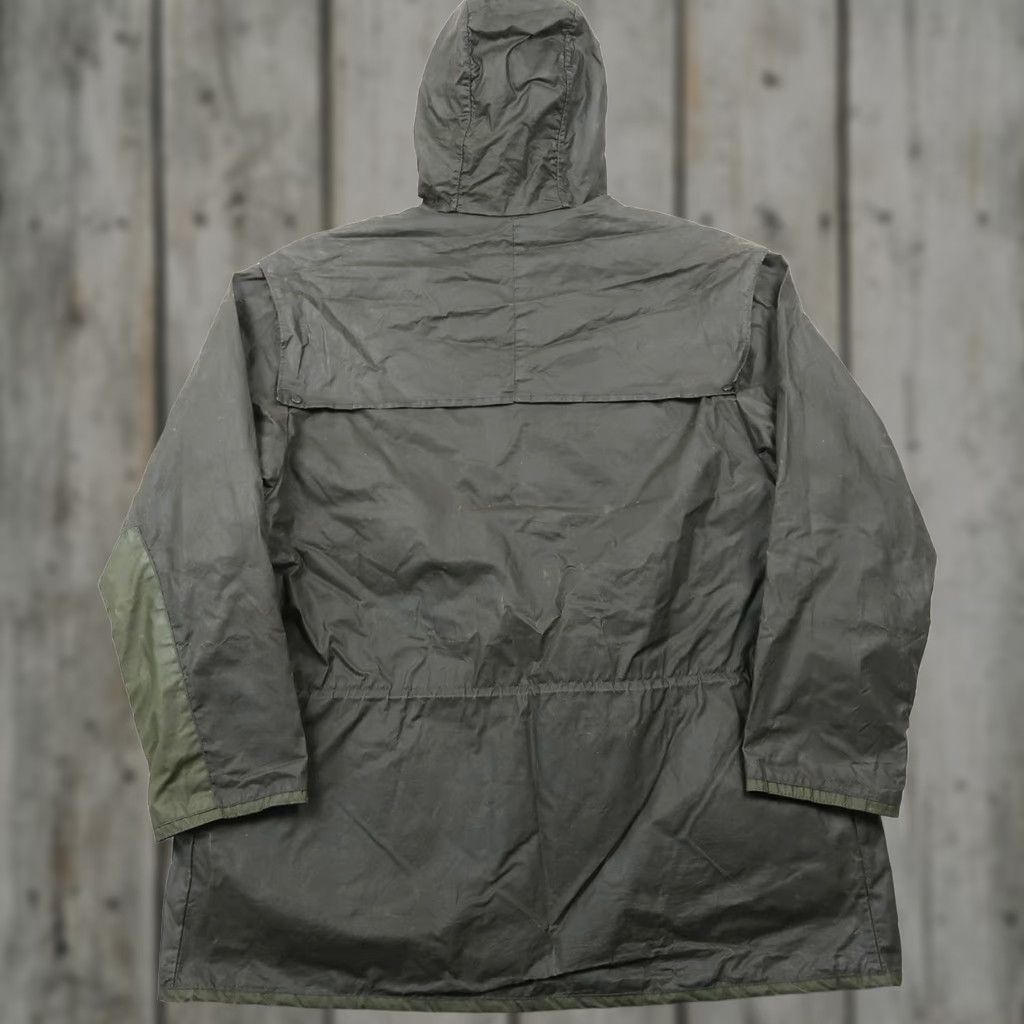 Barbour VINTAGE Barbour Jacket Durham Waxed Lined Green 90s Mens M Mid-Length 107CM/42” Reactive: 90s, Countries, Walking, Overcoat, Casual, Regular, Barbour. Size US M / EU 48-50 / 2 - 1 Thumbnail