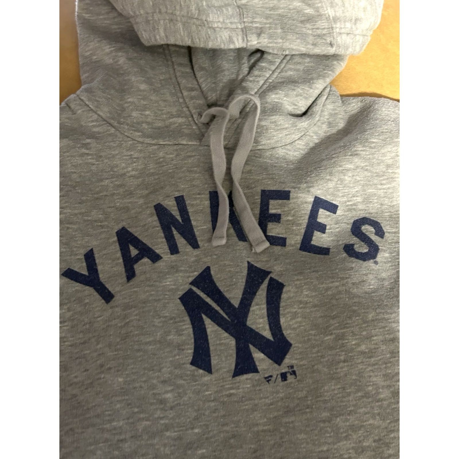 Vintage VINTAGE: No New York Yankees Fanatics Hoodie Adult Medium Gray Drawstrings Kangaroo Pocket Size US M / EU 48-50 / 2 - 7 Thumbnail