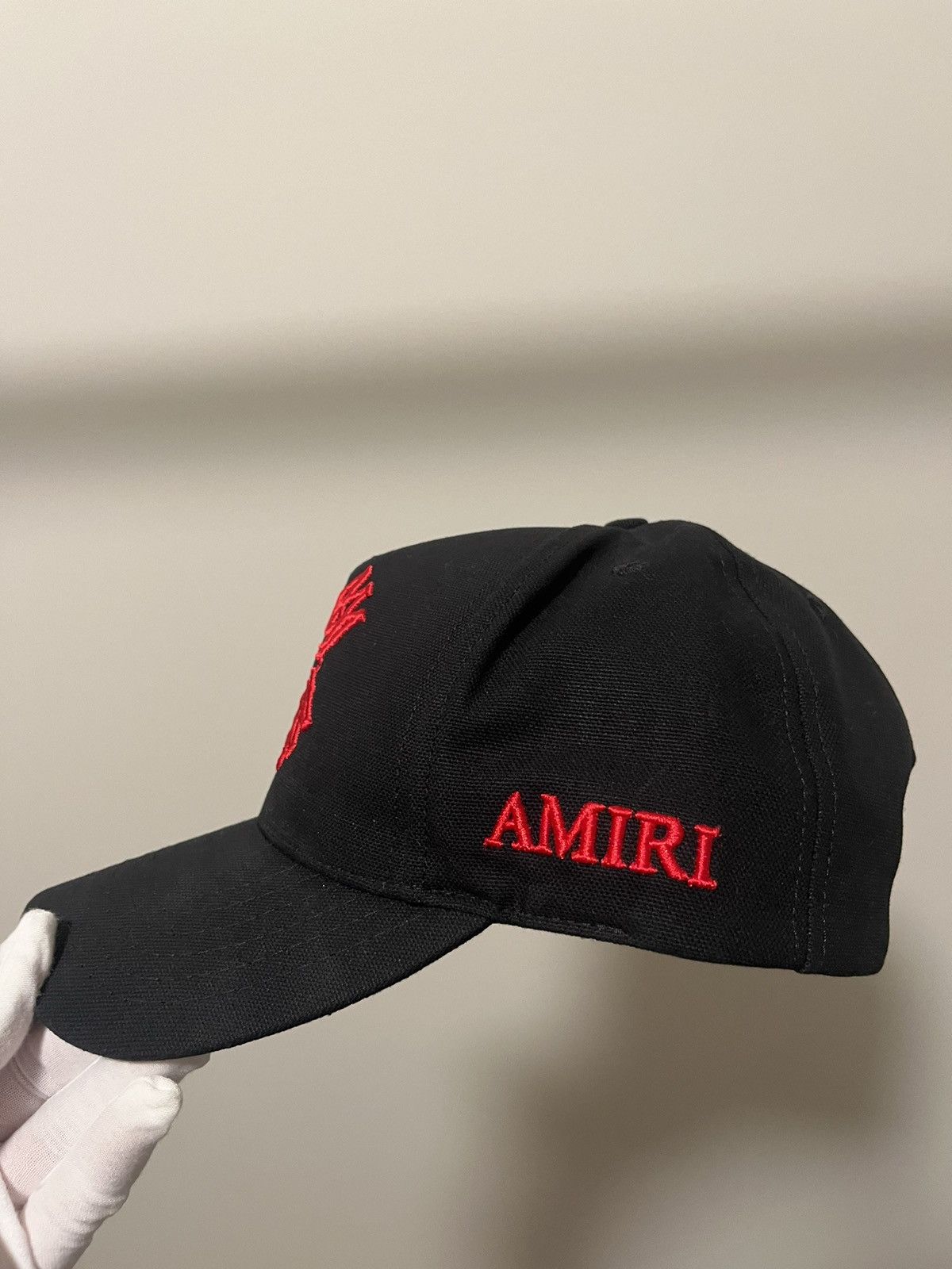 Amiri Amiri Black 'MA' Quad Canvas Cap Size ONE SIZE - 4 Thumbnail