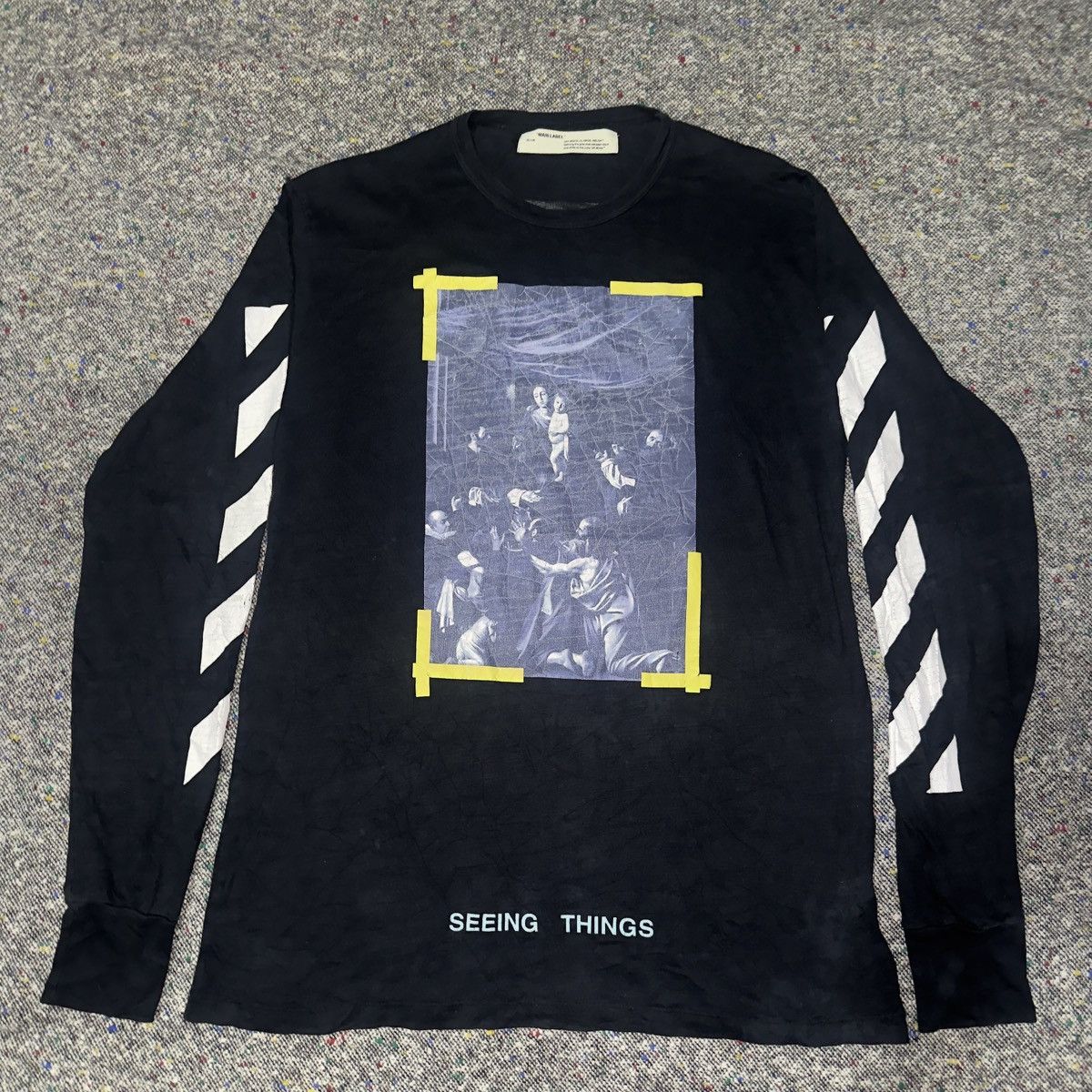 Off-White Off-White Caravaggio Seeing Things Made In Portugal LS XL Size US XL / EU 56 / 4 - 1 Thumbnail