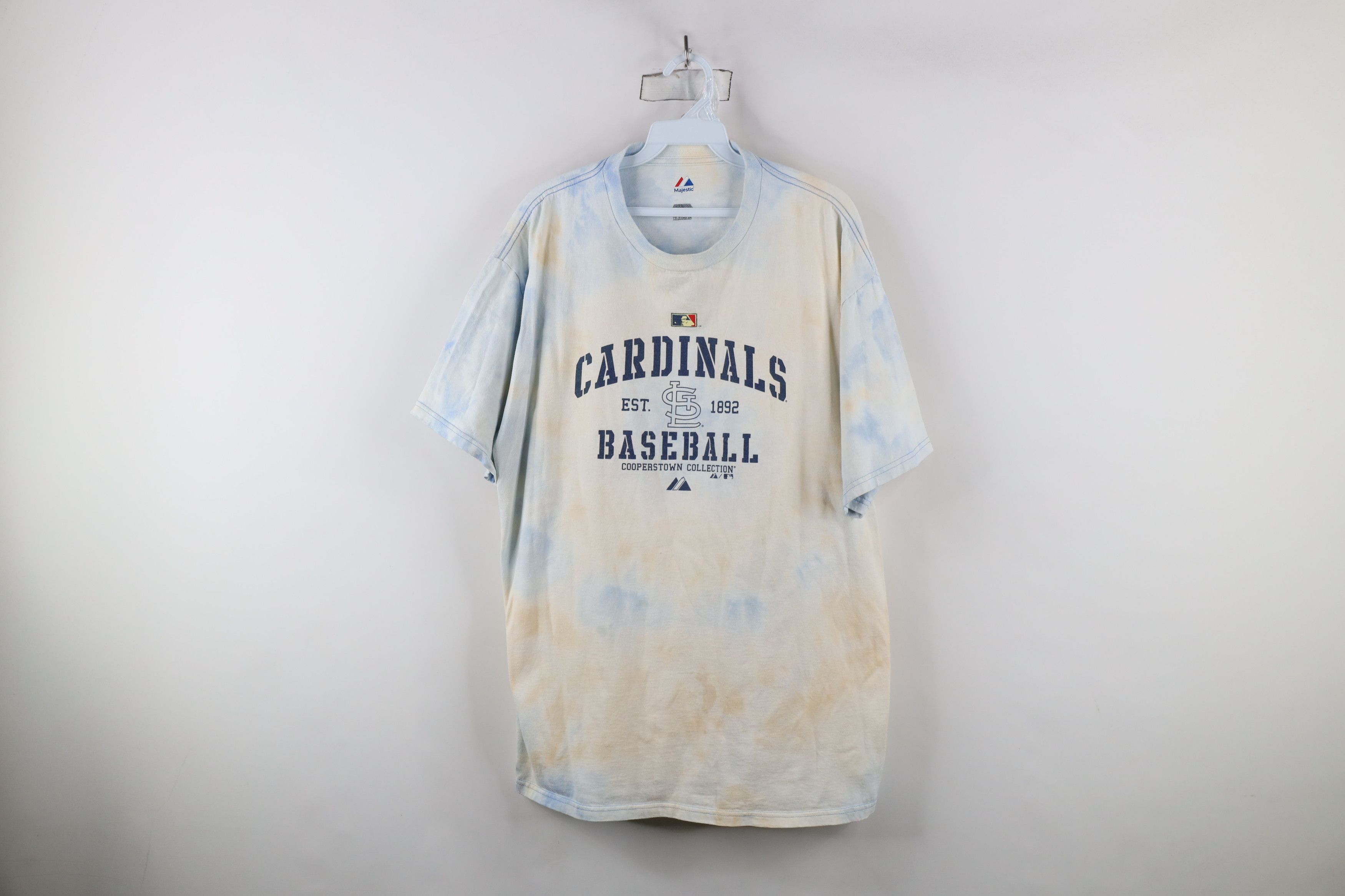 Majestic × Vintage Vintage Y2K Majestic St Louis Cardinals Baseball T-Shirt Size US XL / EU 56 / 4 - 1 Thumbnail