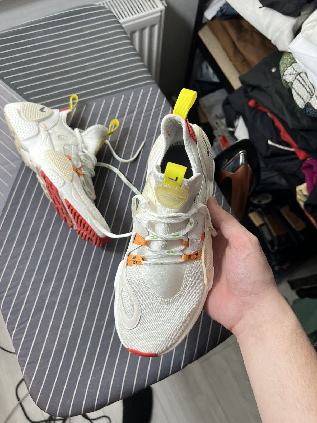 Heron Preston × Nike Nike x Heron Preston Huarache E.D.G.E. White Size US 7.5 Size US 7.5 / EU 40-41 - 4 Thumbnail