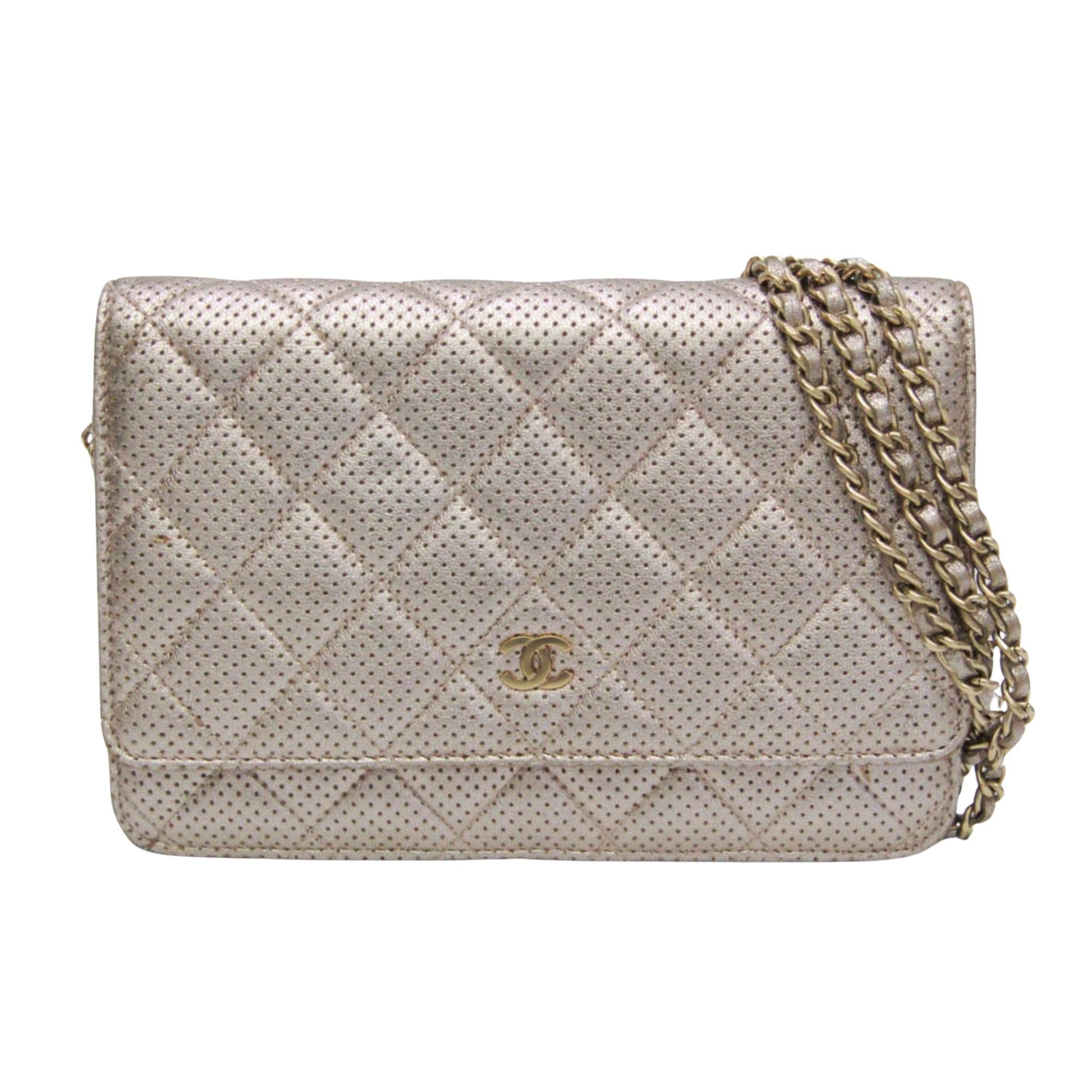 Chanel Wallet On Chain Pink Leather Wallet (Pre-Owned) Size ONE SIZE - 1 Thumbnail