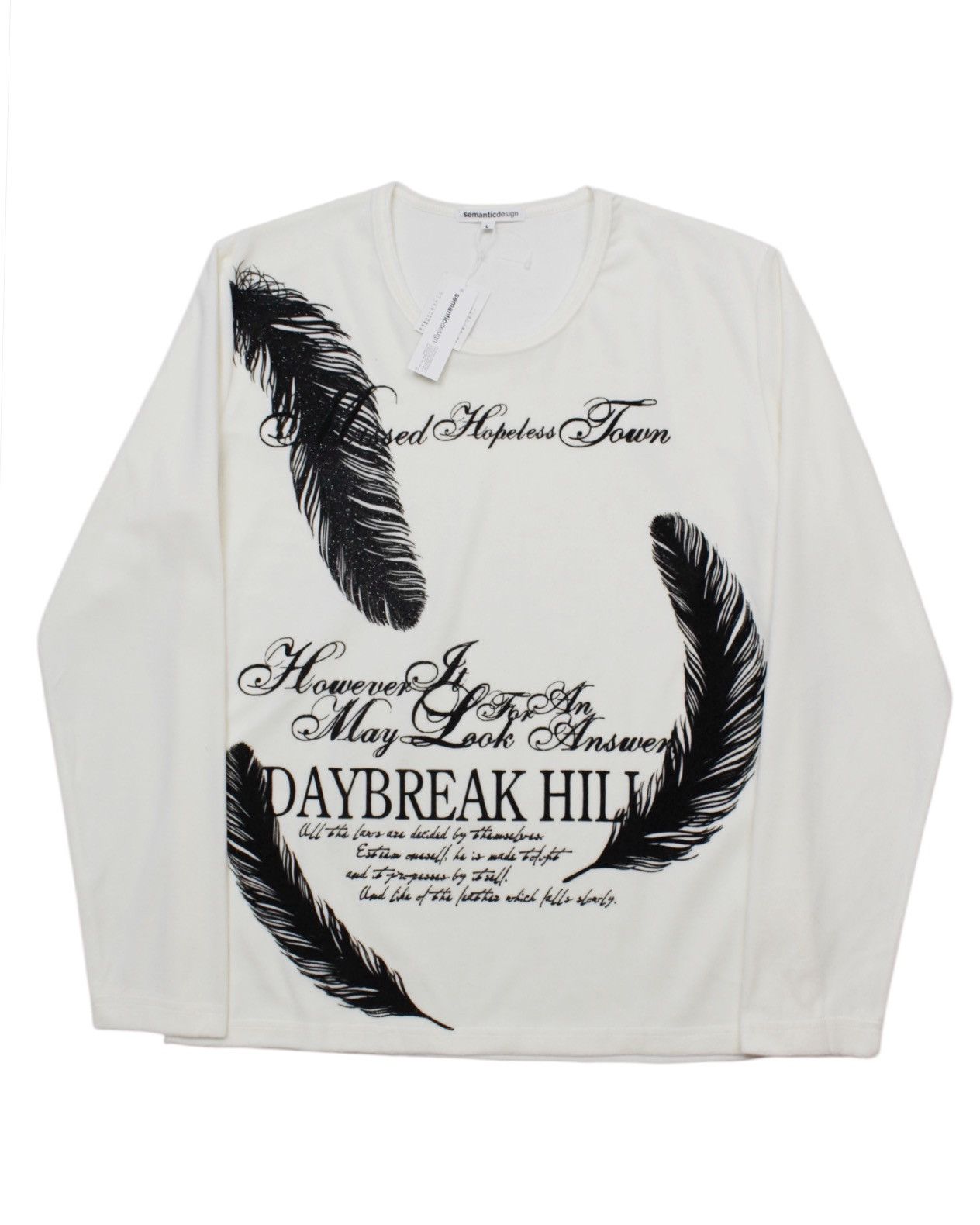 semanticdesign 2000S SEMANTICDESIGN “DAYBREAK HILL” FEATHER ART LONG SLEEVE Size US L / EU 52-54 / 3 - 1 Thumbnail