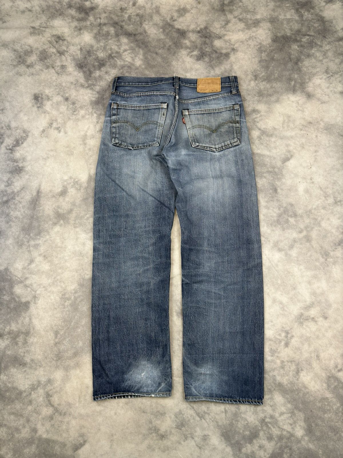 Levi's × Vintage 90s 80sVintage LEVI’S 501 Blue Wash Denim Pants Selvedge Size US 32 / EU 48 - 1 Thumbnail