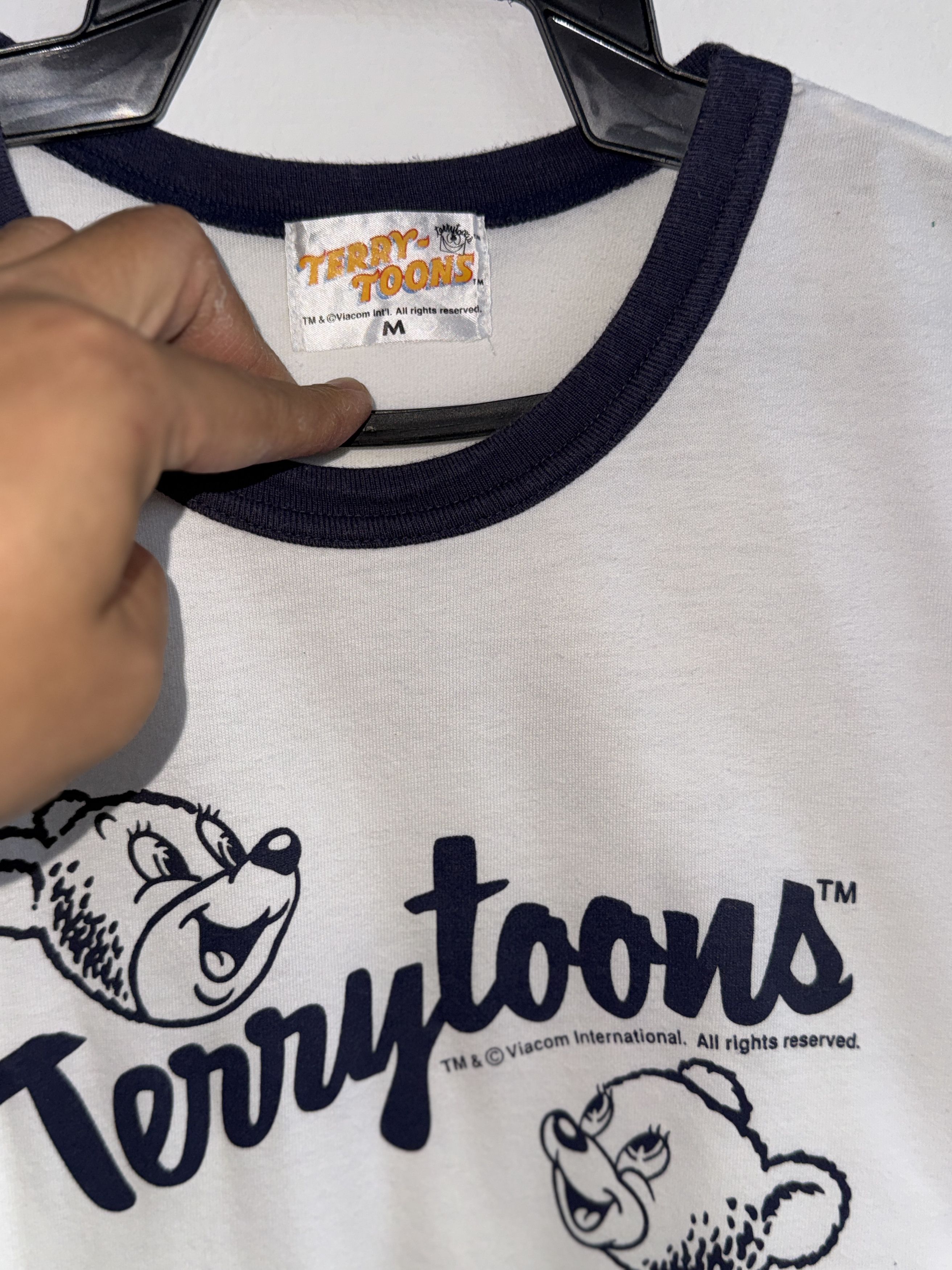 Vintage Terry Toons The Cute Couple Of Cubs Ringer Vintage T-Shirt Size US M / EU 48-50 / 2 - 4 Thumbnail