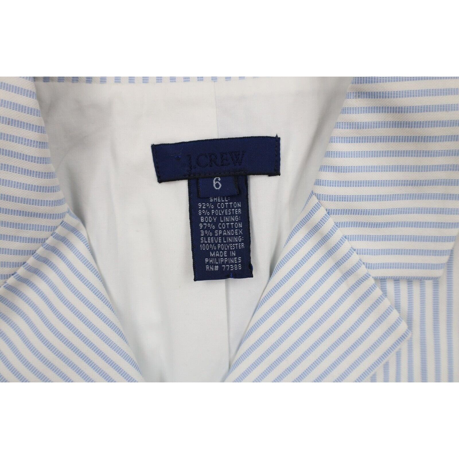 J.Crew × Vintage Deadstock Vintage J Crew 2 Piece Striped Business Suit Size M / US 6-8 / IT 42-44 - 5 Thumbnail