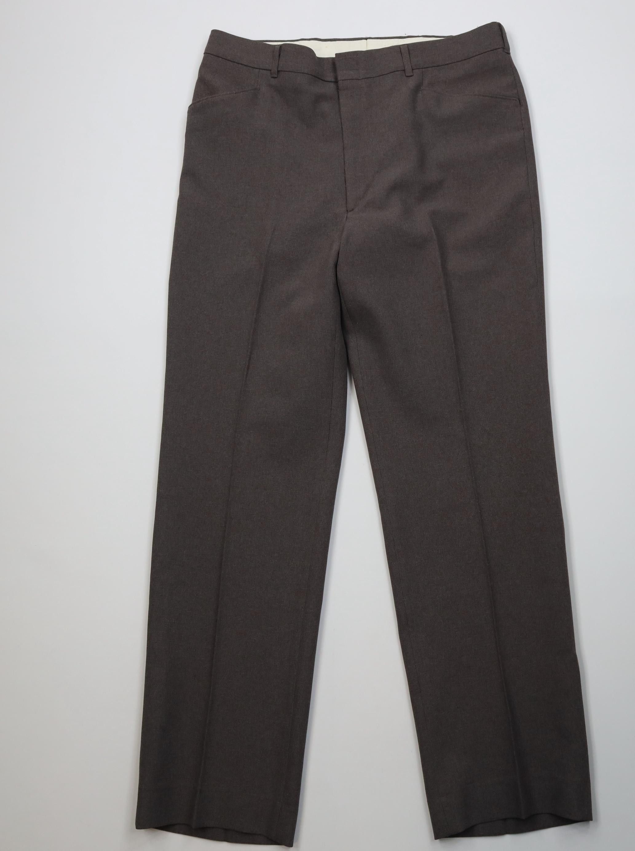Vintage Vintage 70s Streetwear Wide Leg Chino Pants Trousers USA Size US 34 / EU 50 - 1 Thumbnail
