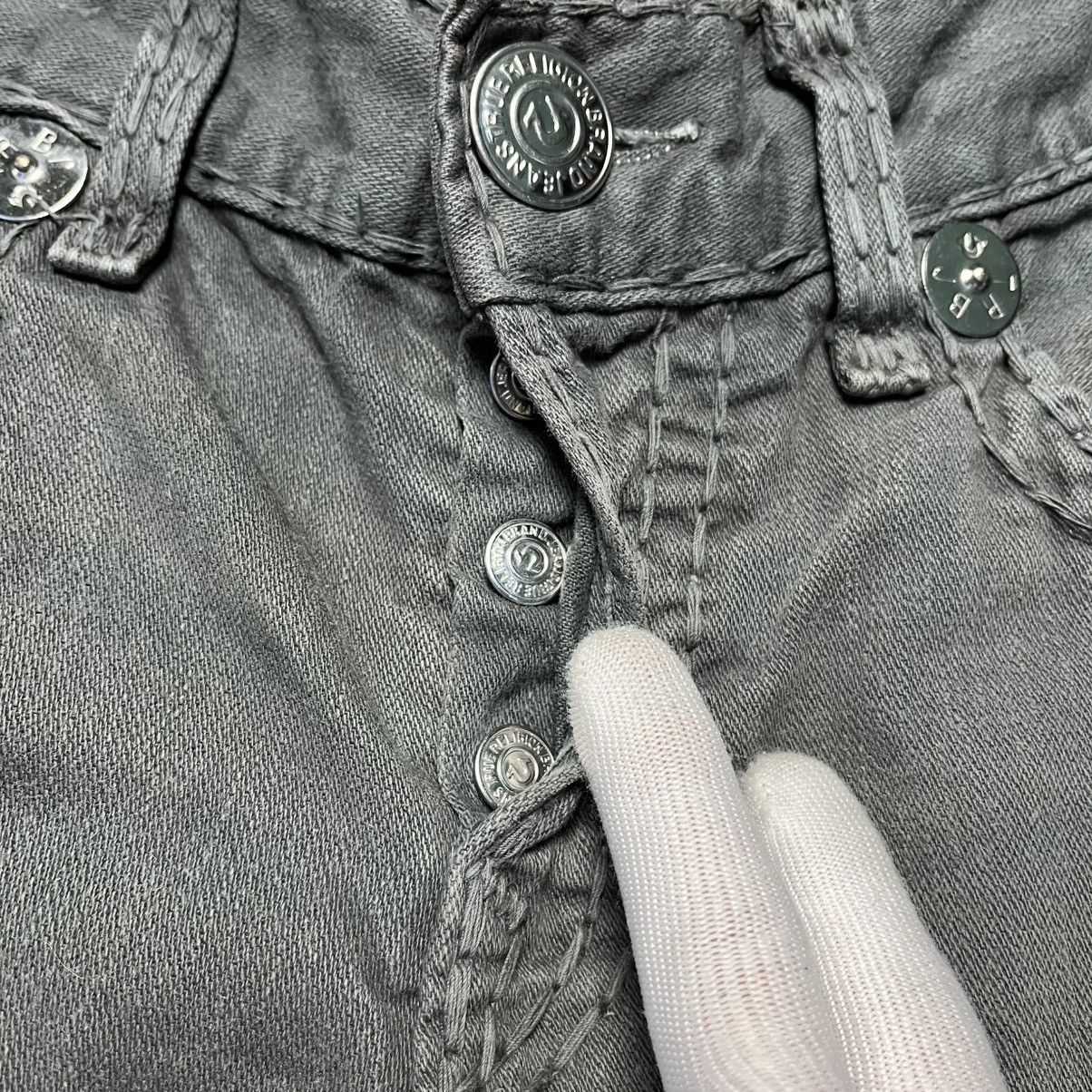 True Religion Vintage True Religion USA Logan Super T Grey Denim Jeans Y2K Size US 33 - 8 Thumbnail
