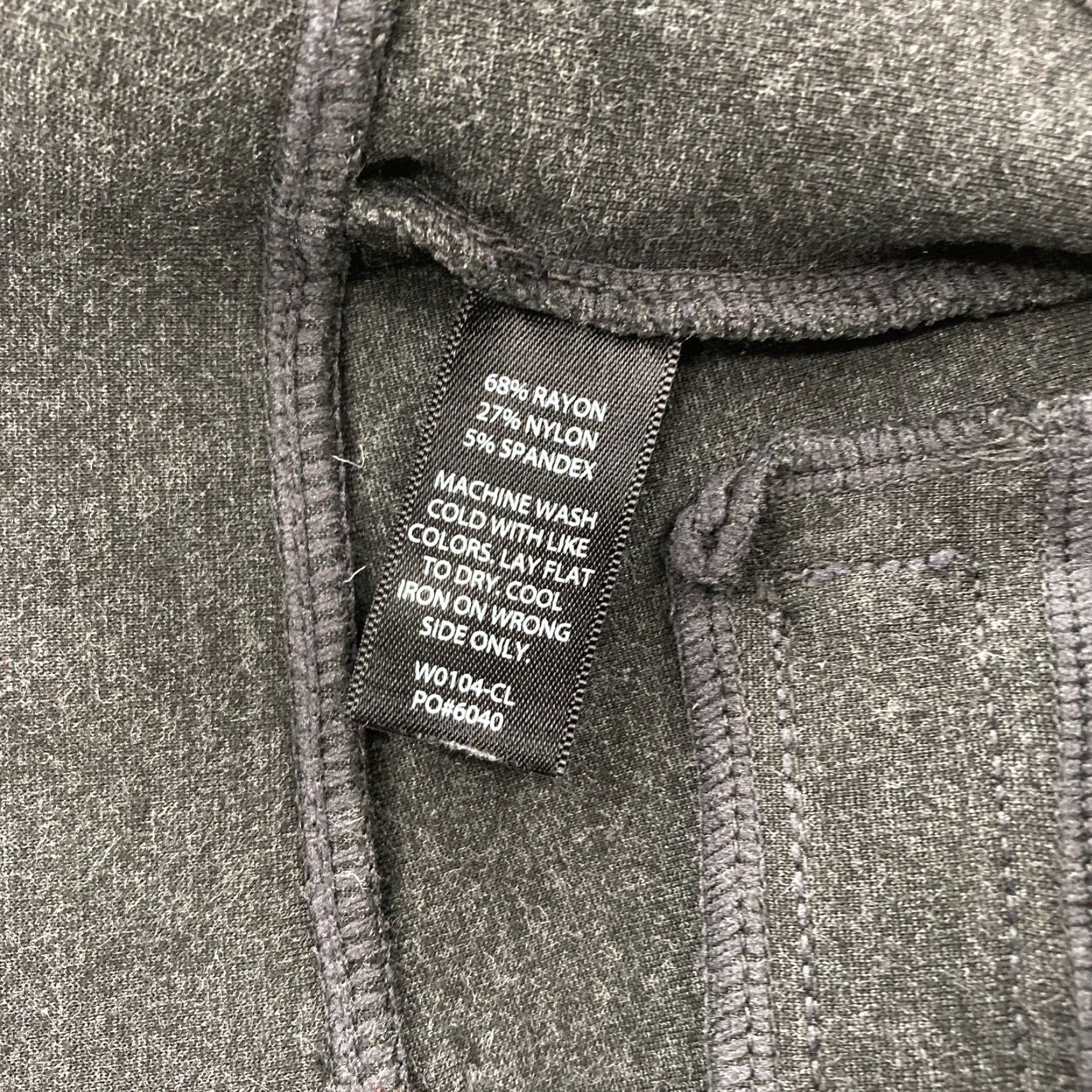 Vintage Betabrand Women's M Gray Super Stretch Dress Pants Yoga Wear Career Pull On Dress Pants Slim Straight 30 In Inseam 31 In Gray Womens Shoes Size 30" / US 8 / IT 44 - 5 Thumbnail
