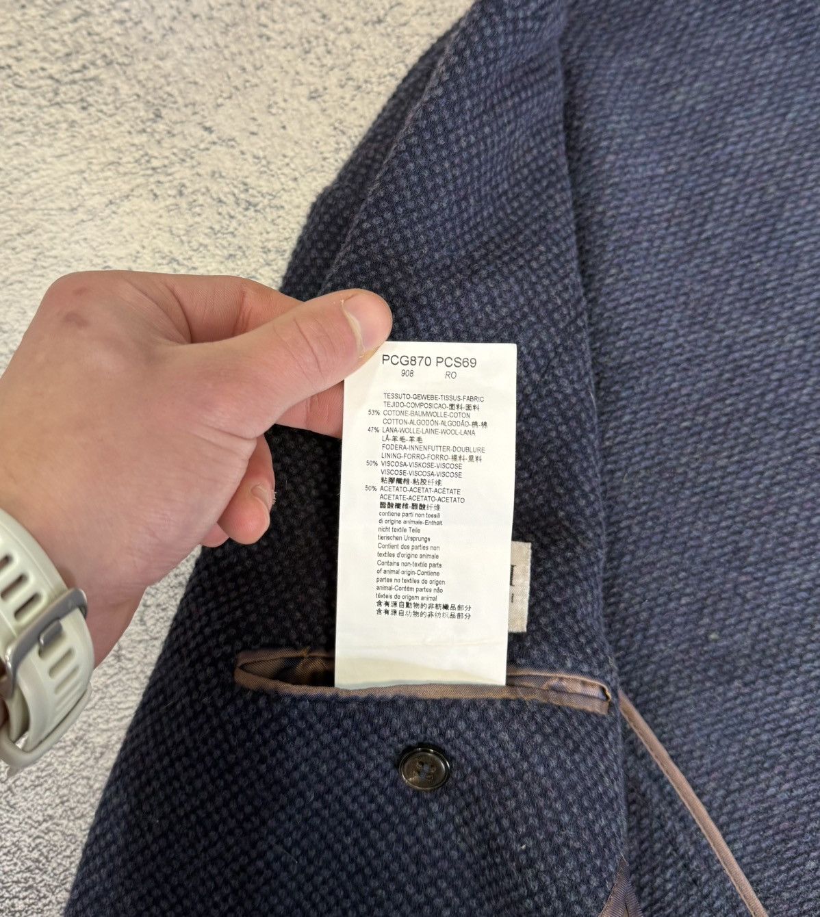 Armani Collezioni Armani Collezioni Blazer Patch Pocket Sport Coat EU52 US41 Size 42R - 12 Thumbnail