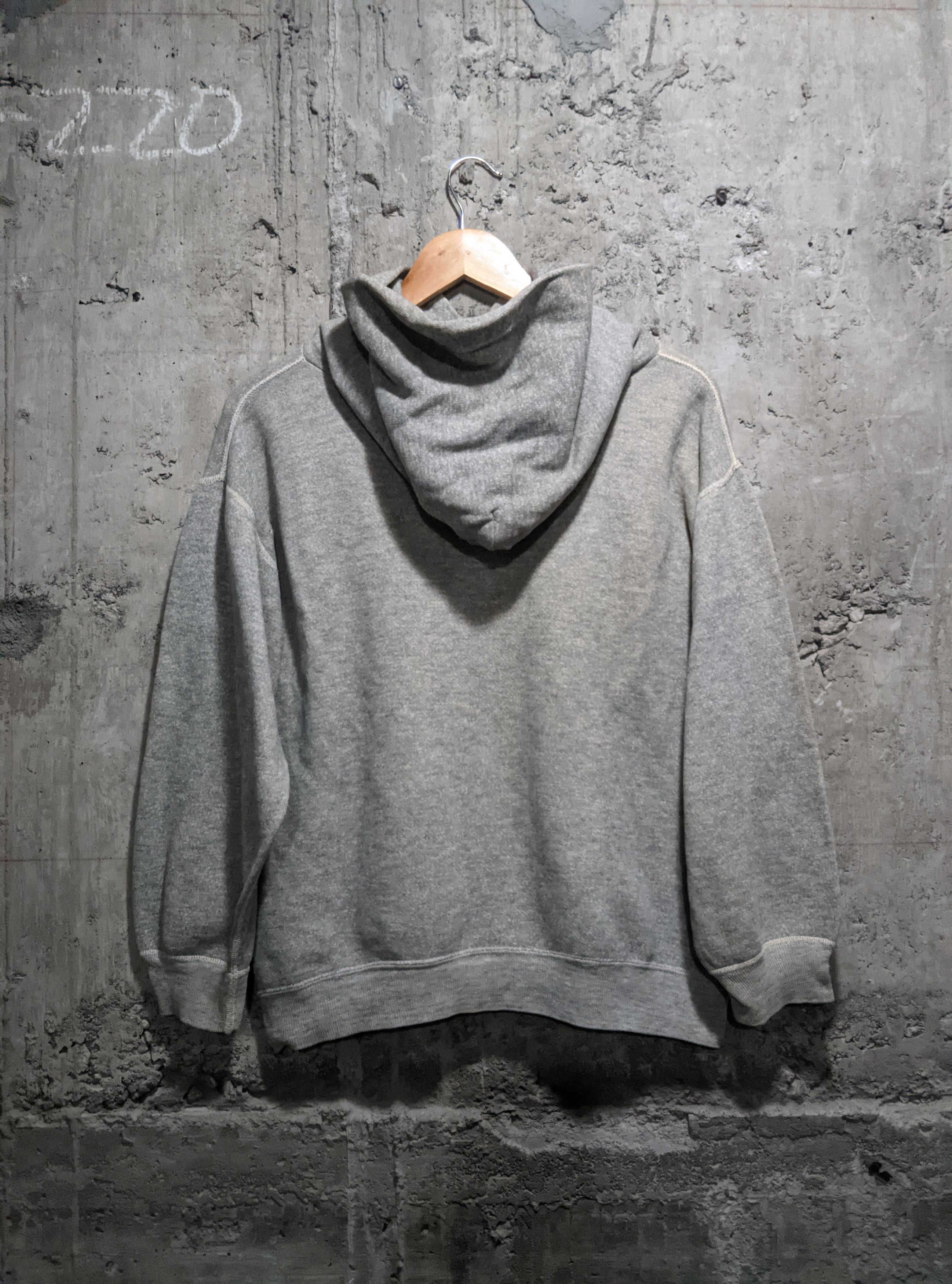 Vintage Vintage 50s 60s hoodie blank grey two tone Size US M / EU 48-50 / 2 - 2 Thumbnail