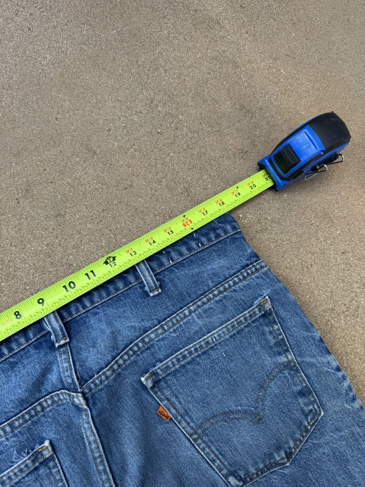 Levi's × Vintage Vtg 70’s Levi’s 646 Orange Tab Bellbottom Flare Jeans 36x28 Size US 36 / EU 52 - 7 Thumbnail