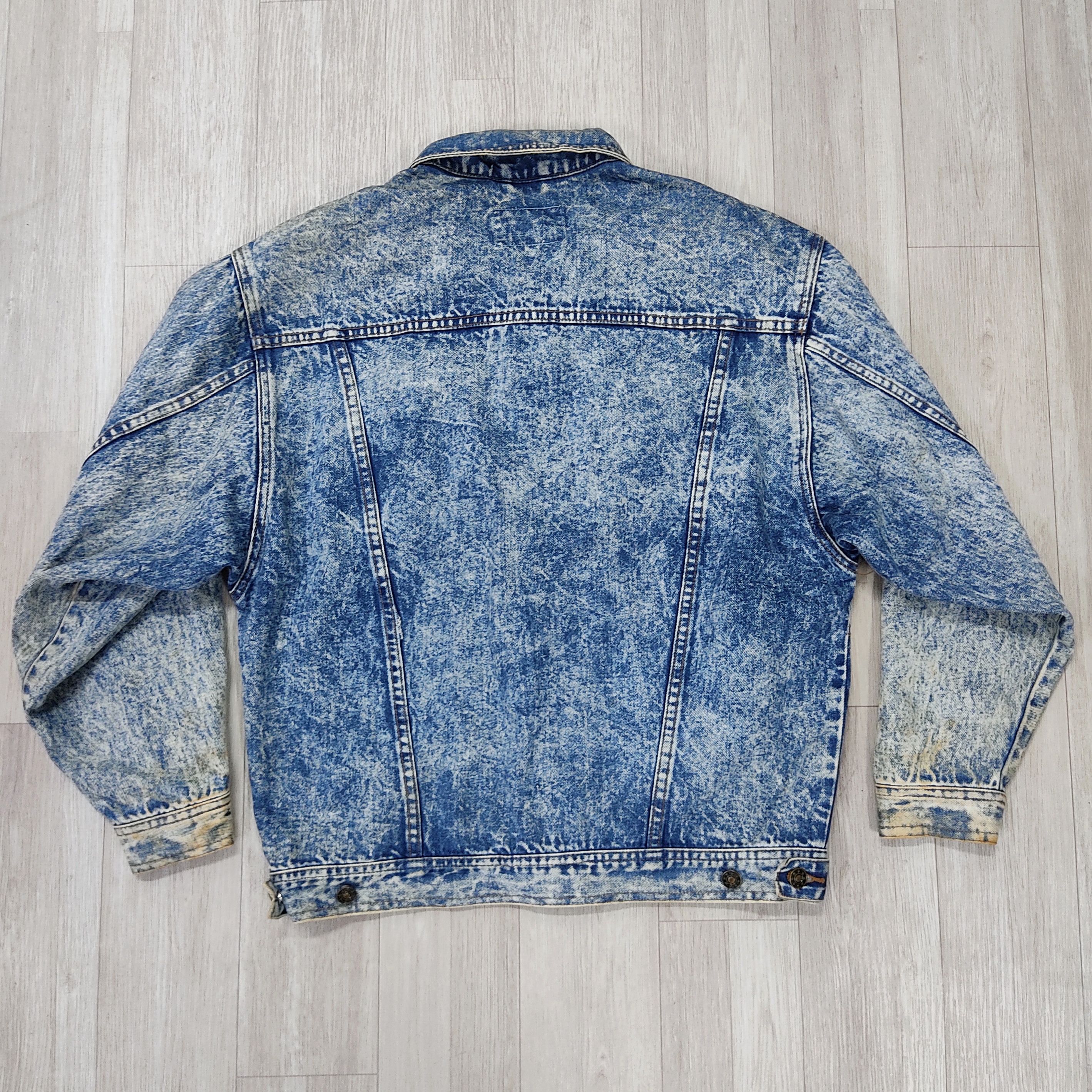 Japanese Brand × Killer Acid × Vintage Vintage 80s Berkshine Acid Wash Denim Jacket Size US M / EU 48-50 / 2 - 11 Thumbnail
