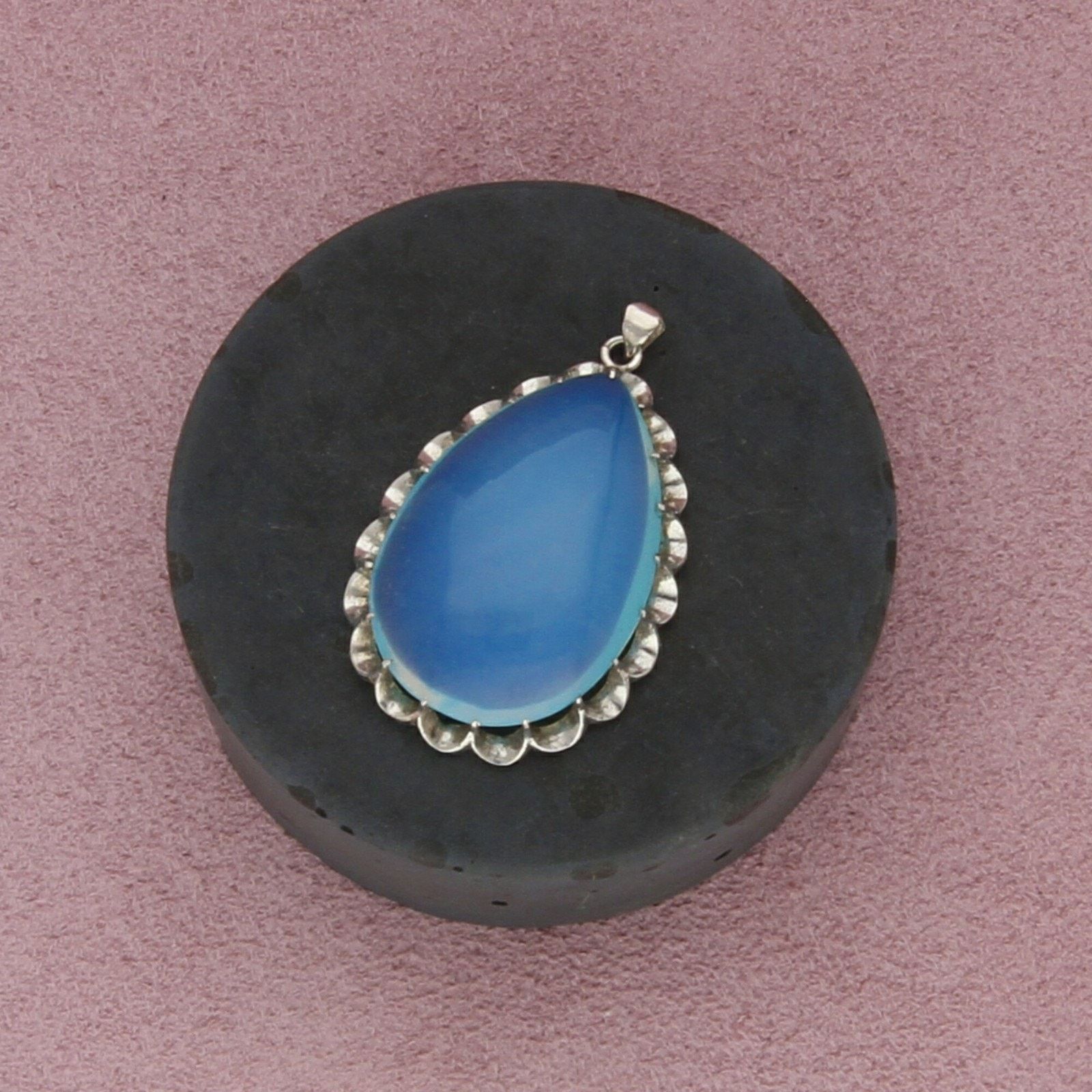 Sterling Silver sterling silver water opal drop pendant Size ONE SIZE - 1 Thumbnail