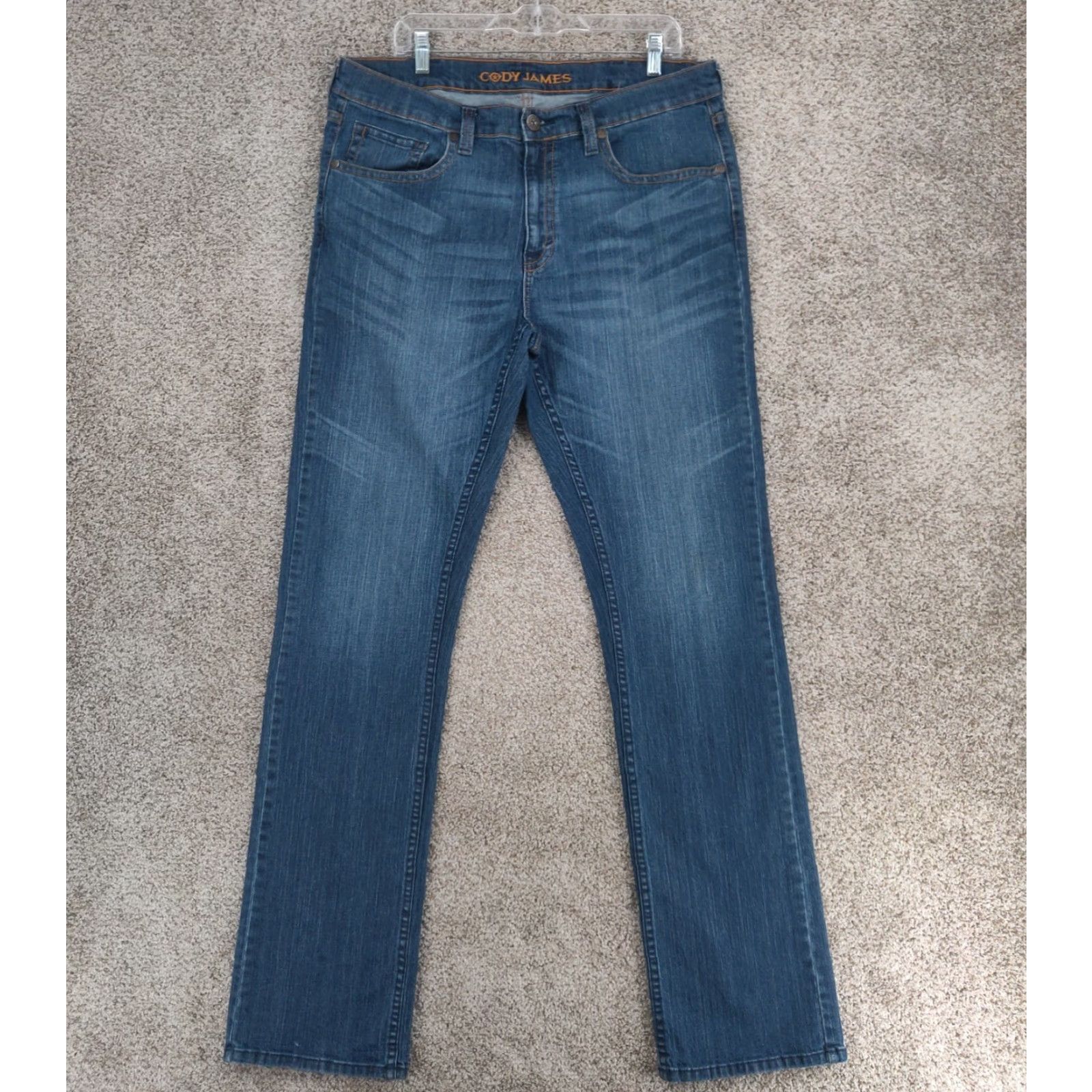 Cody James Cody James Jeans Mens 36x36 Blue Stretch Denim Work Cowboy Western Bootcut Size US 36 / EU 52 - 2 Thumbnail