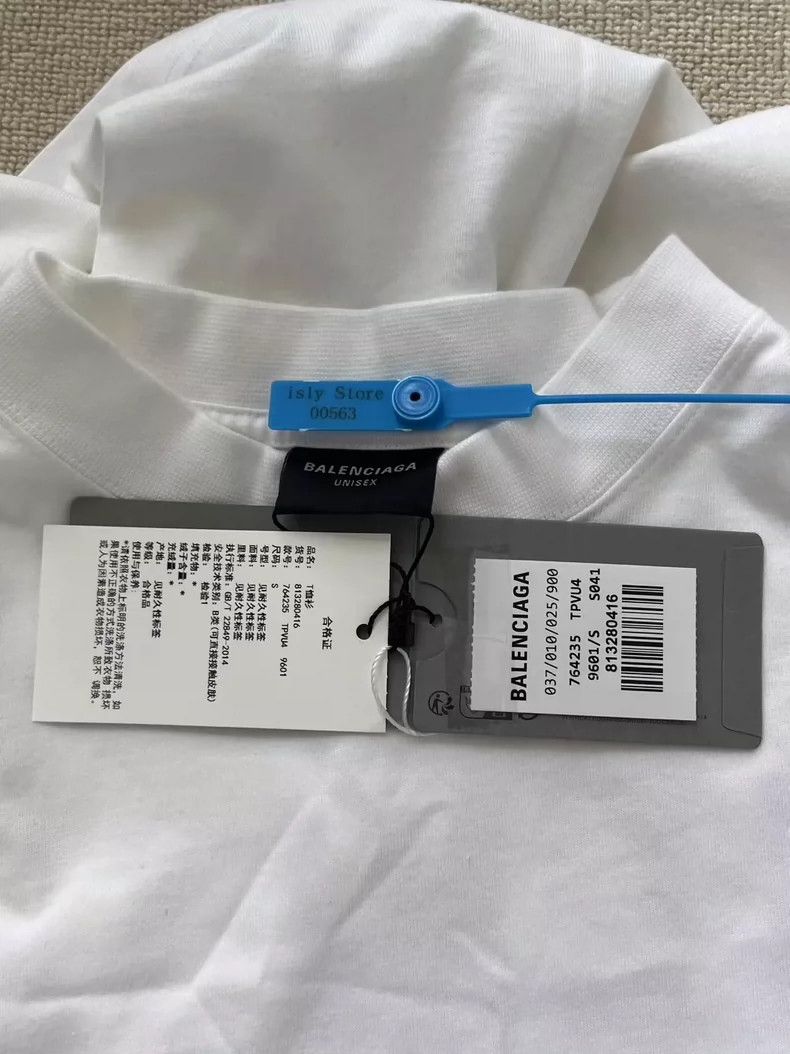 Balenciaga Balenciaga Logo Crew Neck Pullover Short Sleeve T-Shirt Size US S / EU 44-46 / 1 - 5 Thumbnail