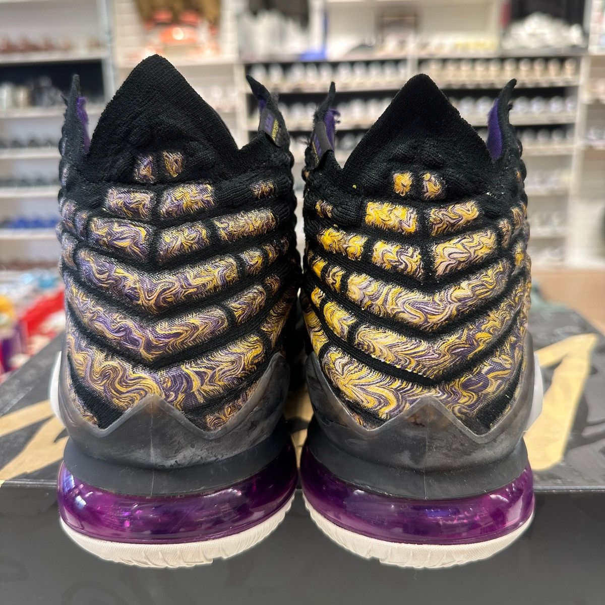 Nike Size 10.5 - Nike LeBron 17 Lakers - BQ3177-004 Size US 10.5 / EU 43-44 - 3 Thumbnail