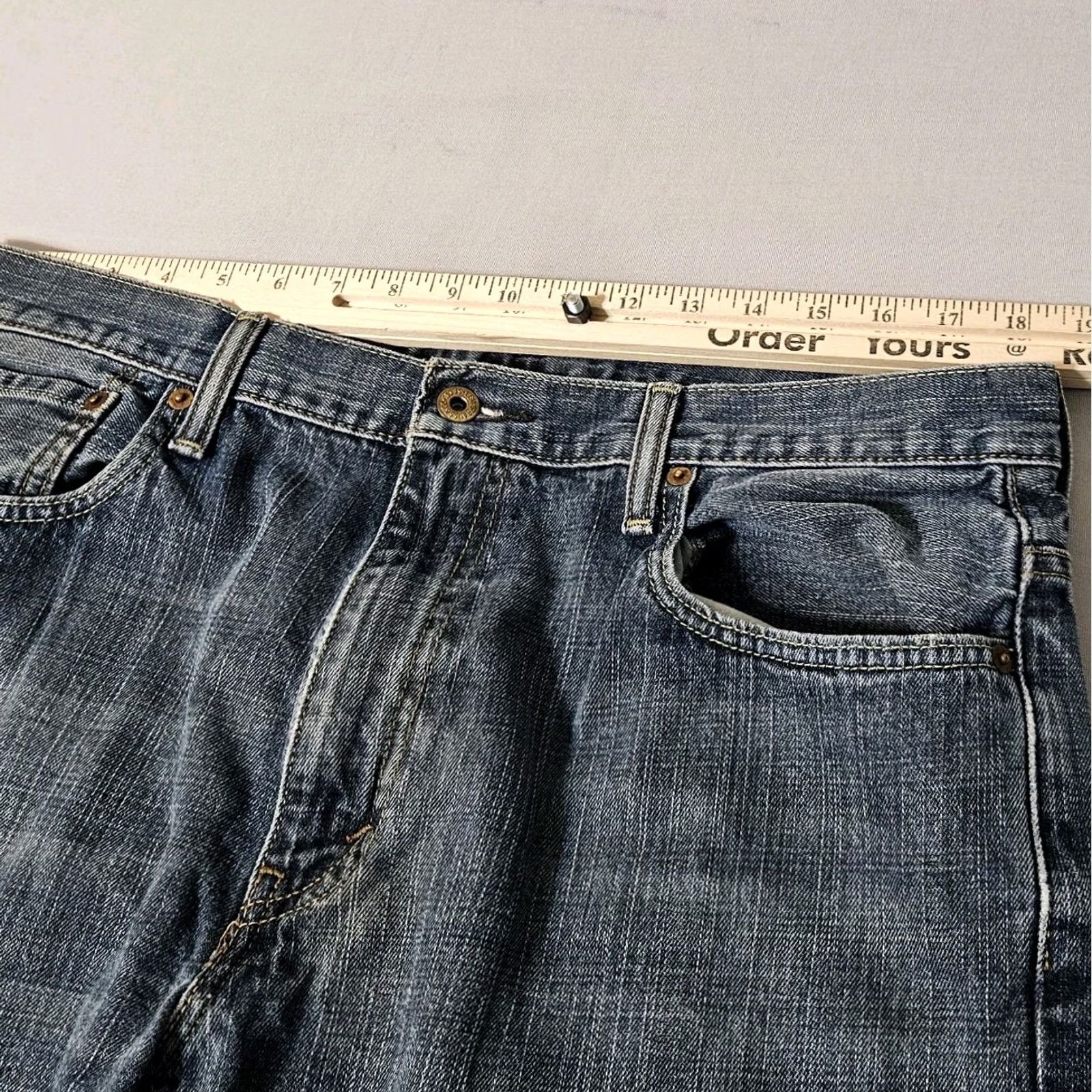 Levi's Levi's 569 Jeans Loose Straight Fit Denim Black Size 36x30 Mens Size US 36 / EU 52 - 4 Thumbnail