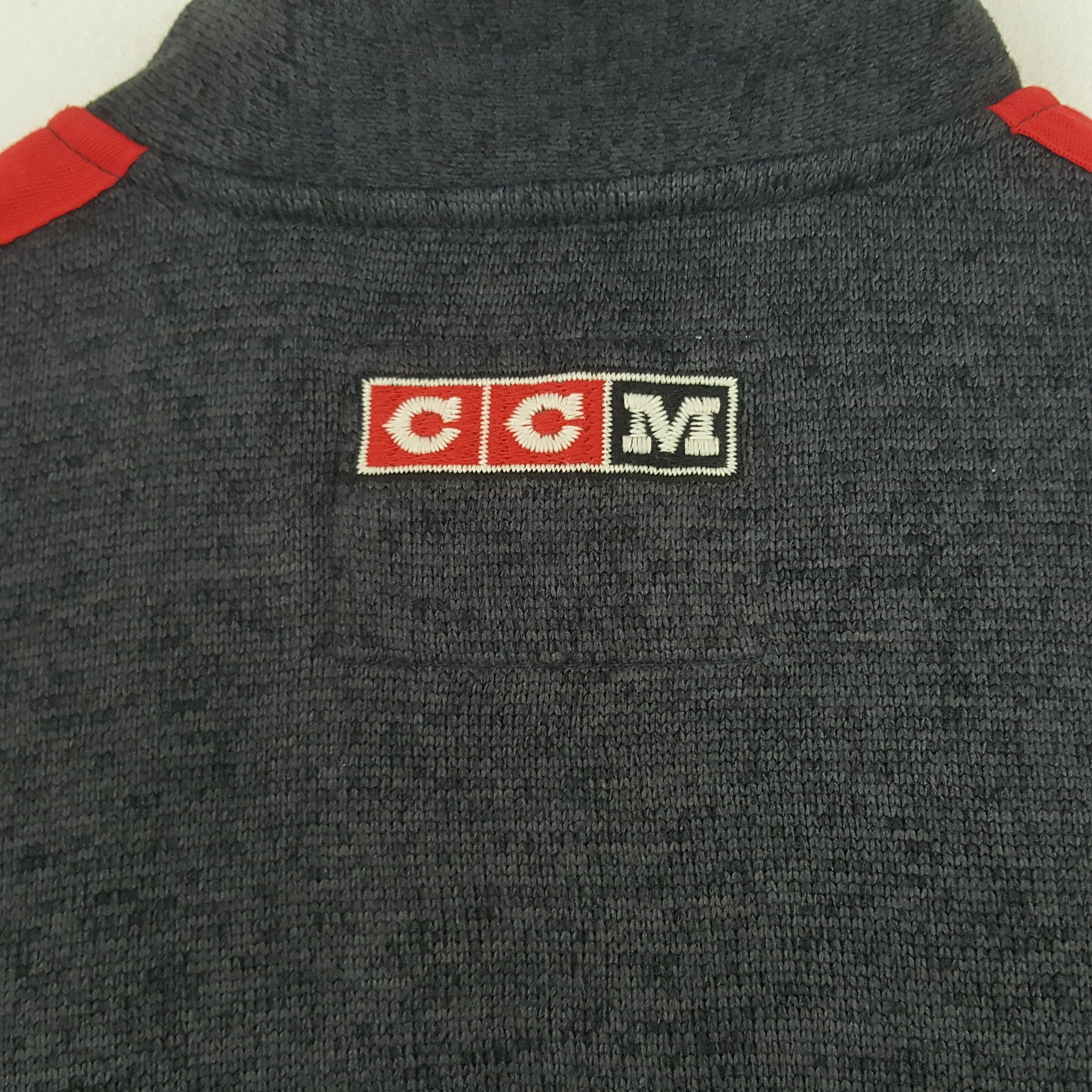 Ccm × Vintage Vintage CCM Zipper Sweater Jacket Size US L / EU 52-54 / 3 - 4 Thumbnail