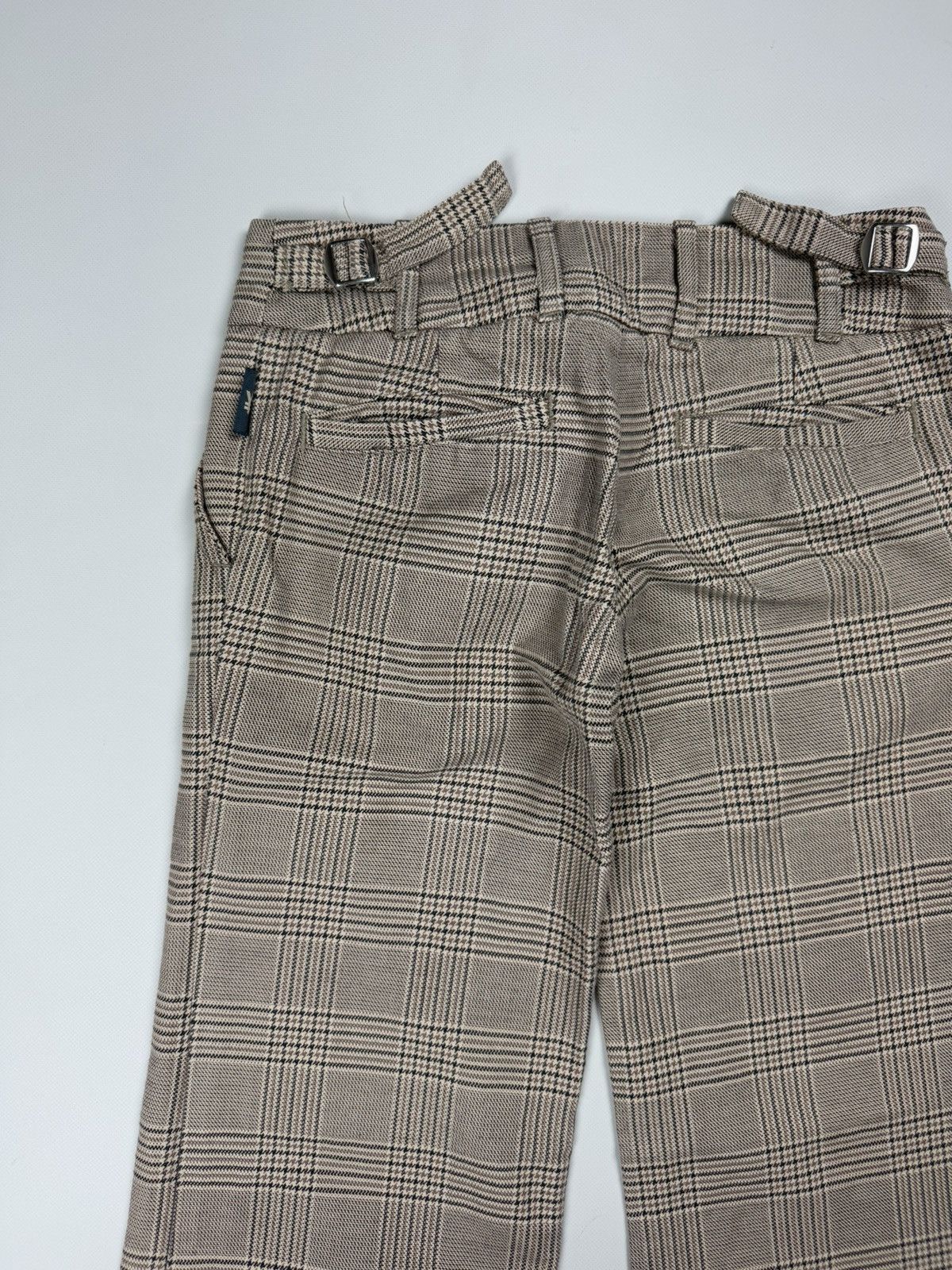 Japanese Brand × Michiko Koshino Michiko Koshino Ladies Plaid Cropped Chino Pants Trousers Size 26" / US 2 / IT 38 - 25 Thumbnail