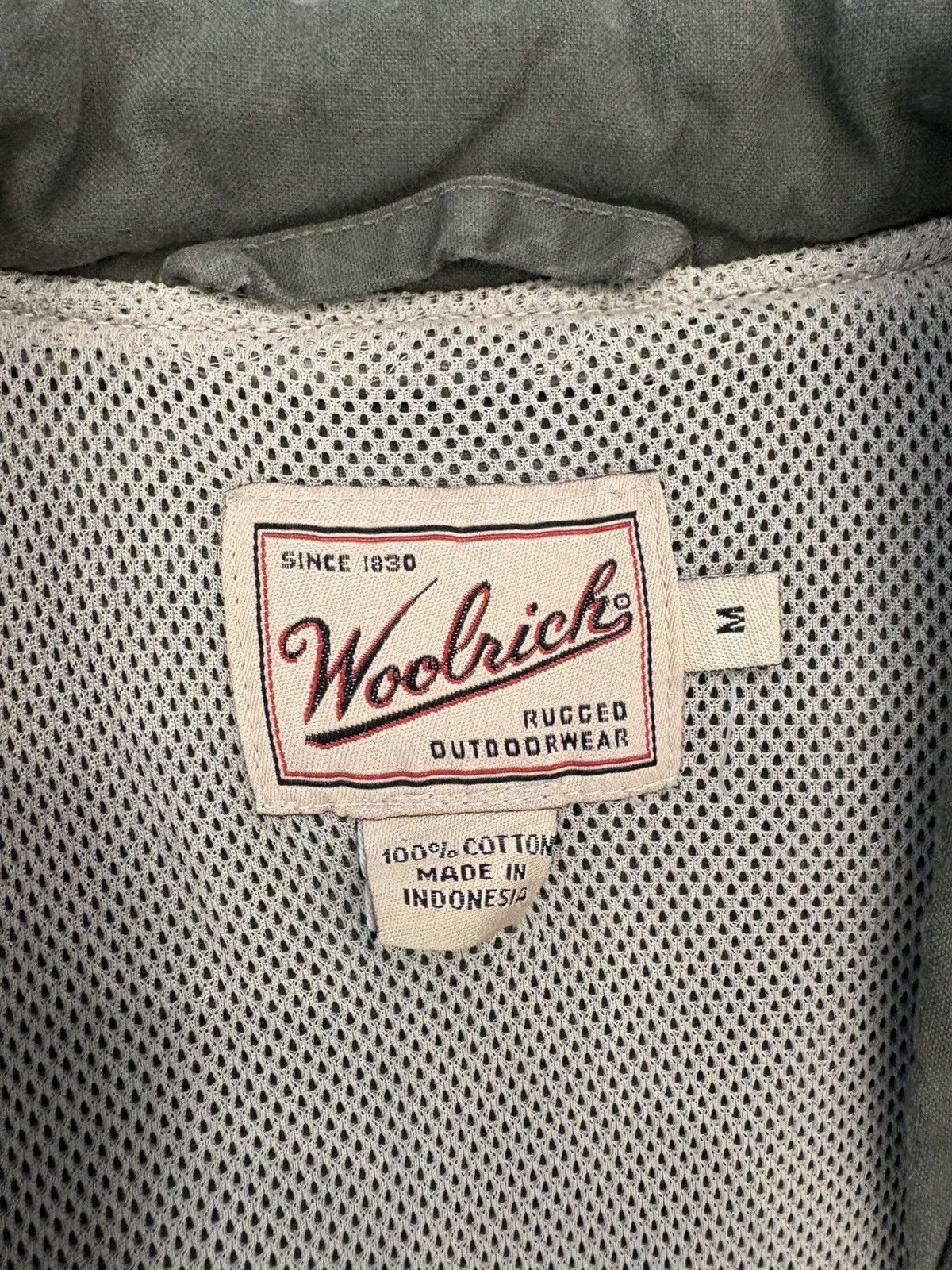 Woolrich Woolen Mills Woolrich Mens Rugged Outdoorwear Utility Vest Olive Green Size US M / EU 48-50 / 2 - 2 Thumbnail