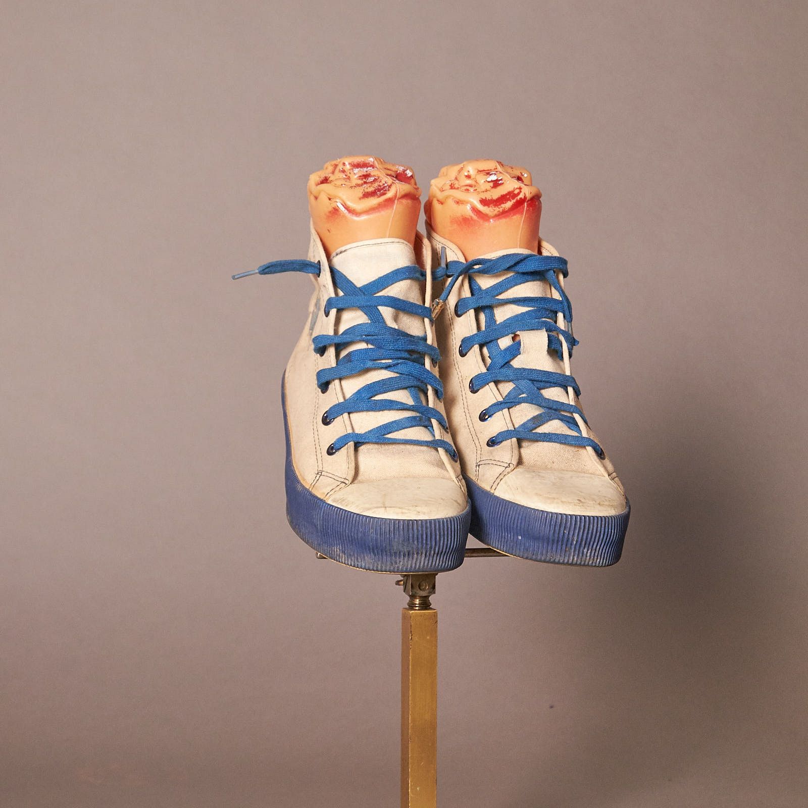 Vintage Vintage 1970s Moppet Moon Star Hightop Sneakers Size US 6.5 / IT 36.5 - 6 Thumbnail