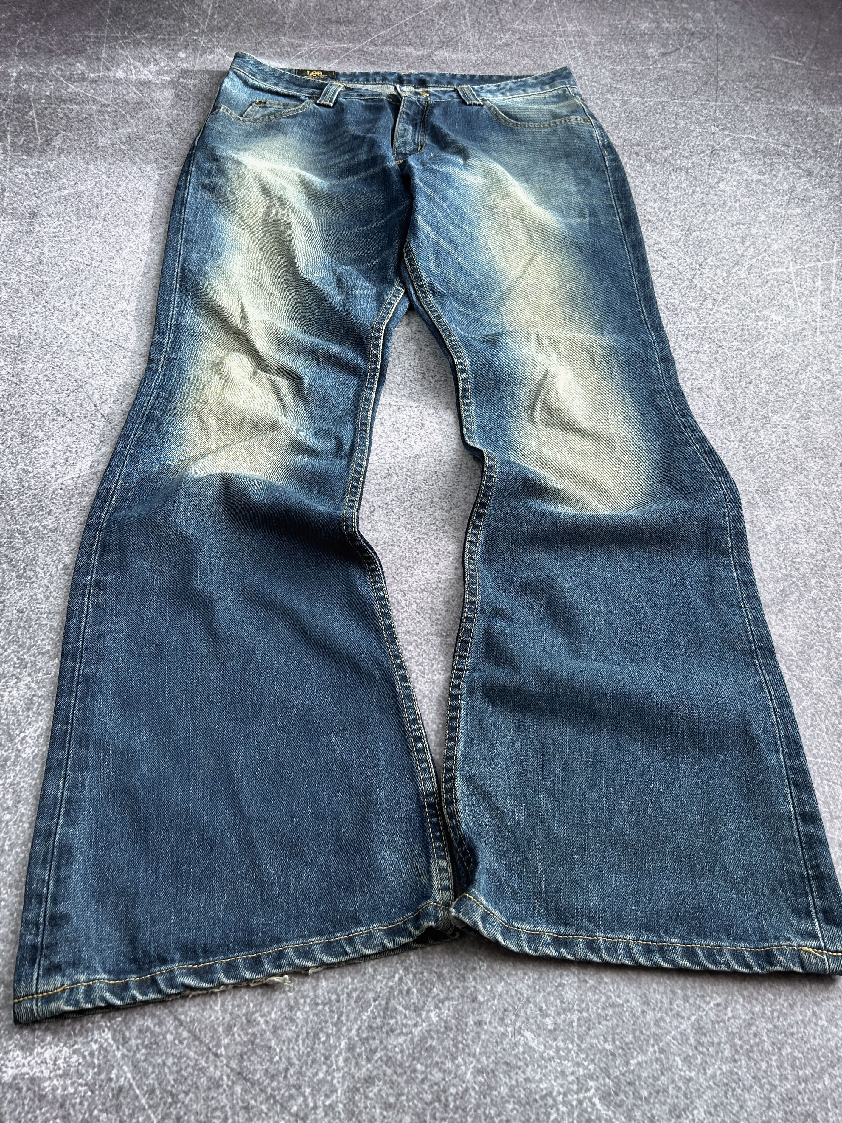 VTG JAPANESE HYSTERIC GLAMOUR STYLE FLARED FADED JEANS 90S