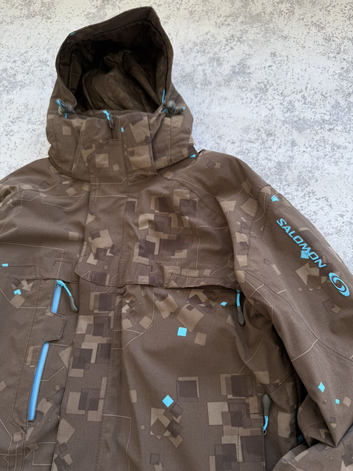 Salomon × Vintage Vintage Salomon Brown Clima Pro Ski Jacket Size US S / EU 44-46 / 1 - 2 Thumbnail
