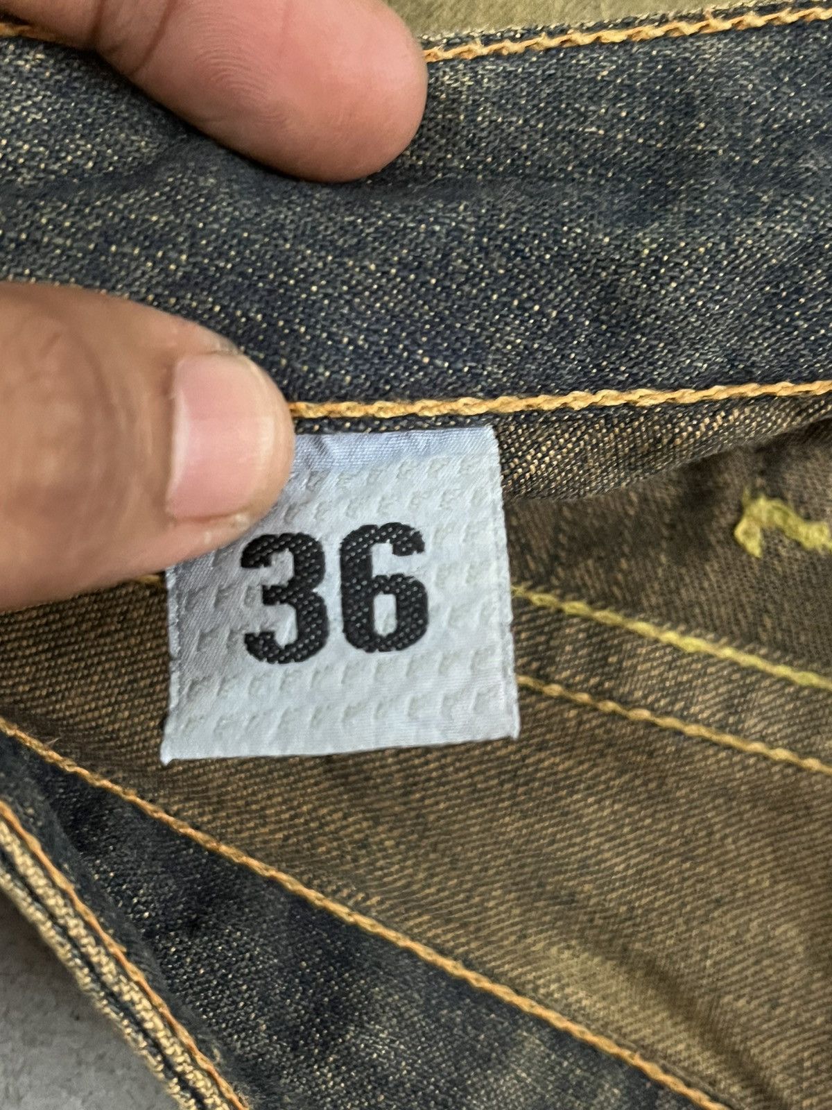 Vintage Rowers Short Distressed Denim Size 29" - 12 Thumbnail