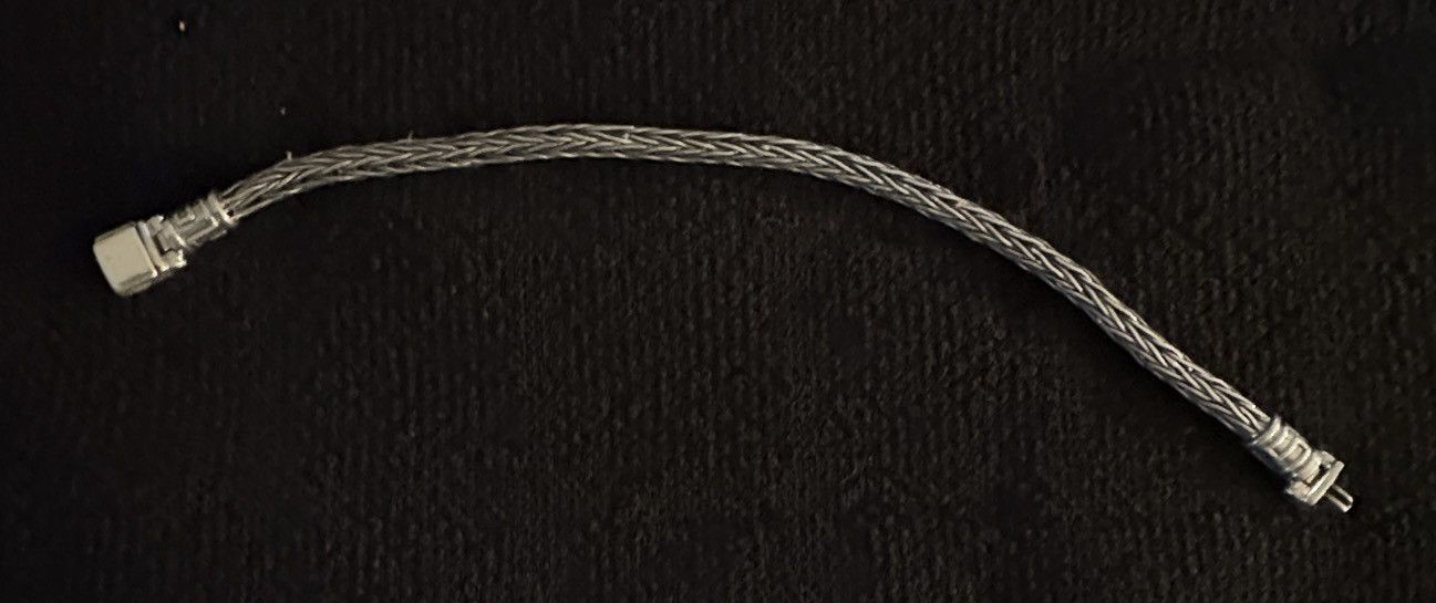 Other 7.5 in 950 Aunthentic Silver Jewelry Unisex #jewelry Size 32 - 1 Thumbnail