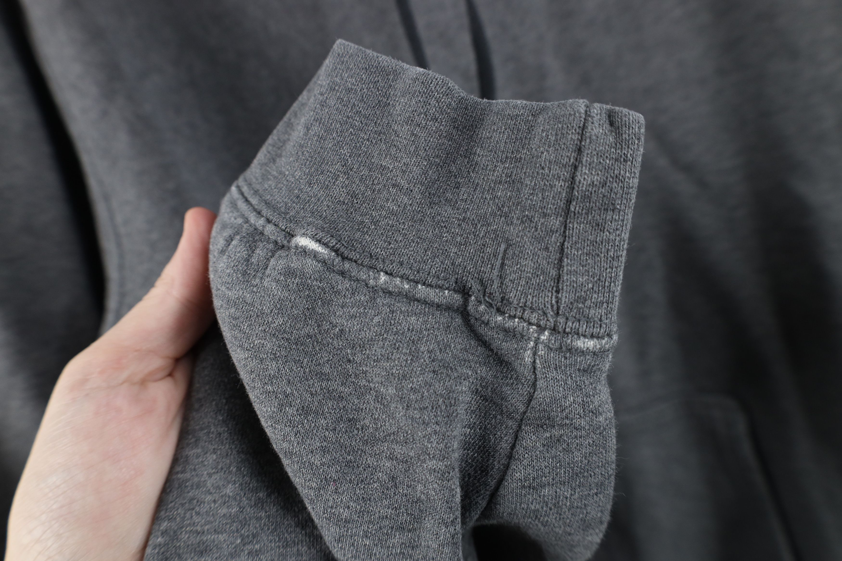 Nike Vintage Nike Travis Scott Mini Swoosh Hoodie Sweatshirt Gray Size US XL / EU 56 / 4 - 9 Thumbnail