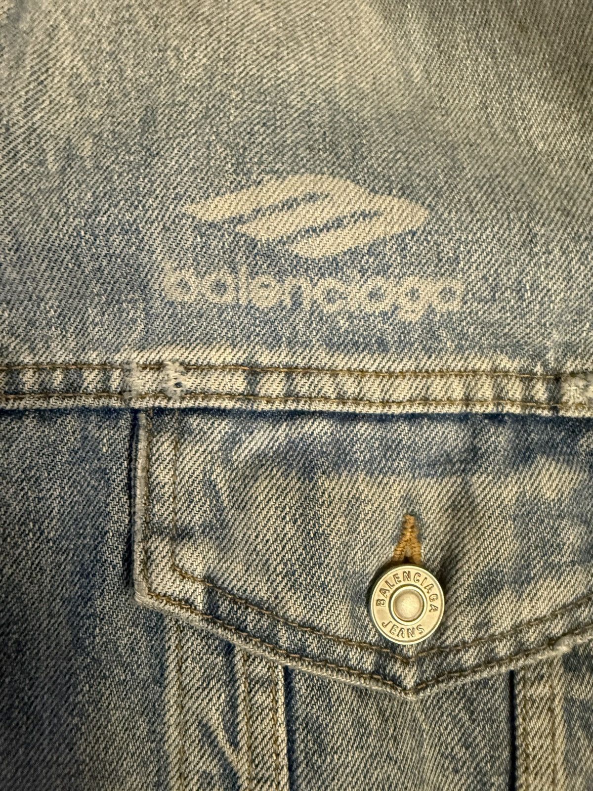 Balenciaga 3B Sports Super Oversized Baggy Denim Jacket 2023 Size US S / EU 44-46 / 1 - 4 Thumbnail