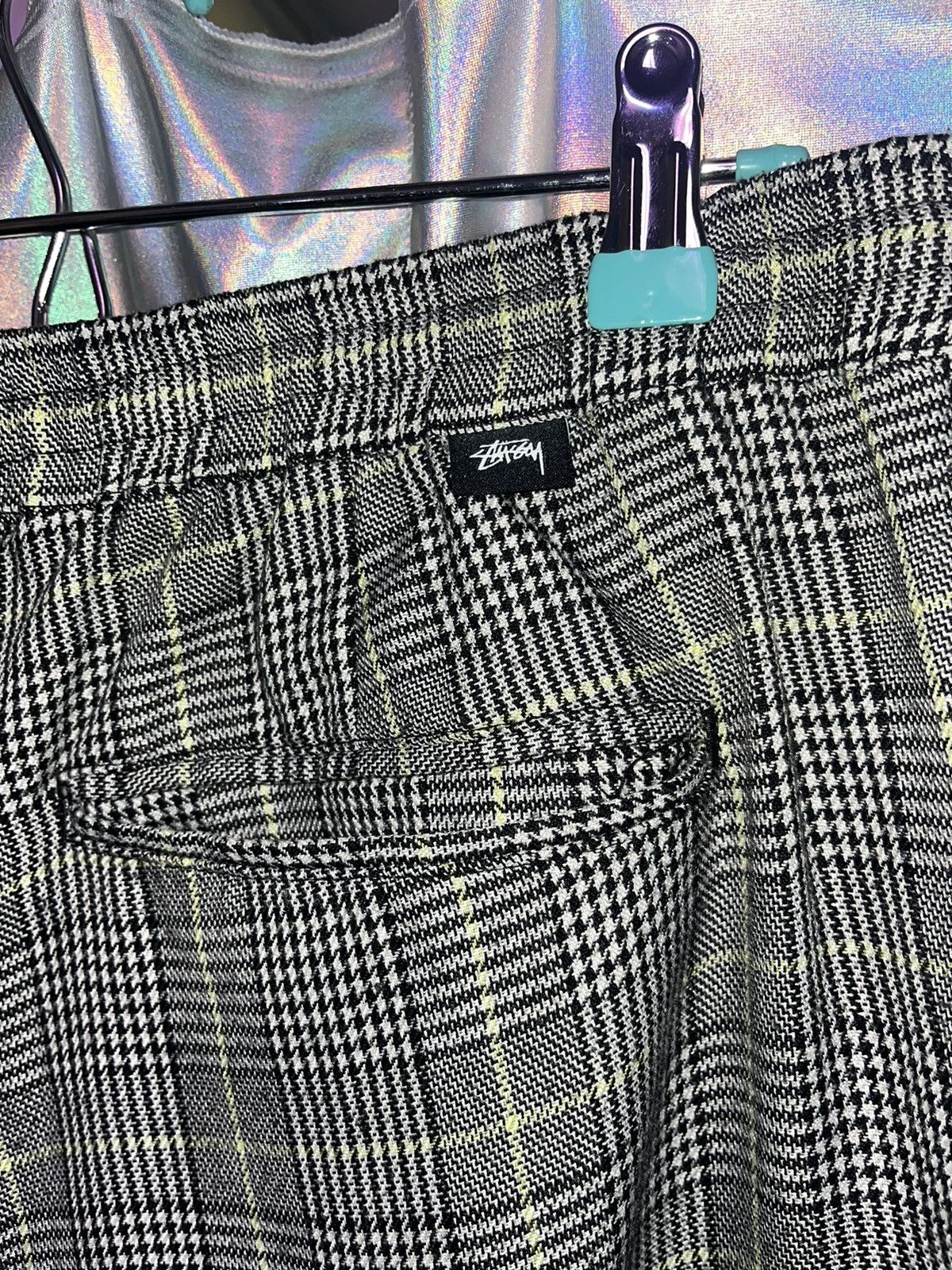 Stussy Stussy Bryant Pants Grey Plaid Size US 32 / EU 48 - 3 Thumbnail