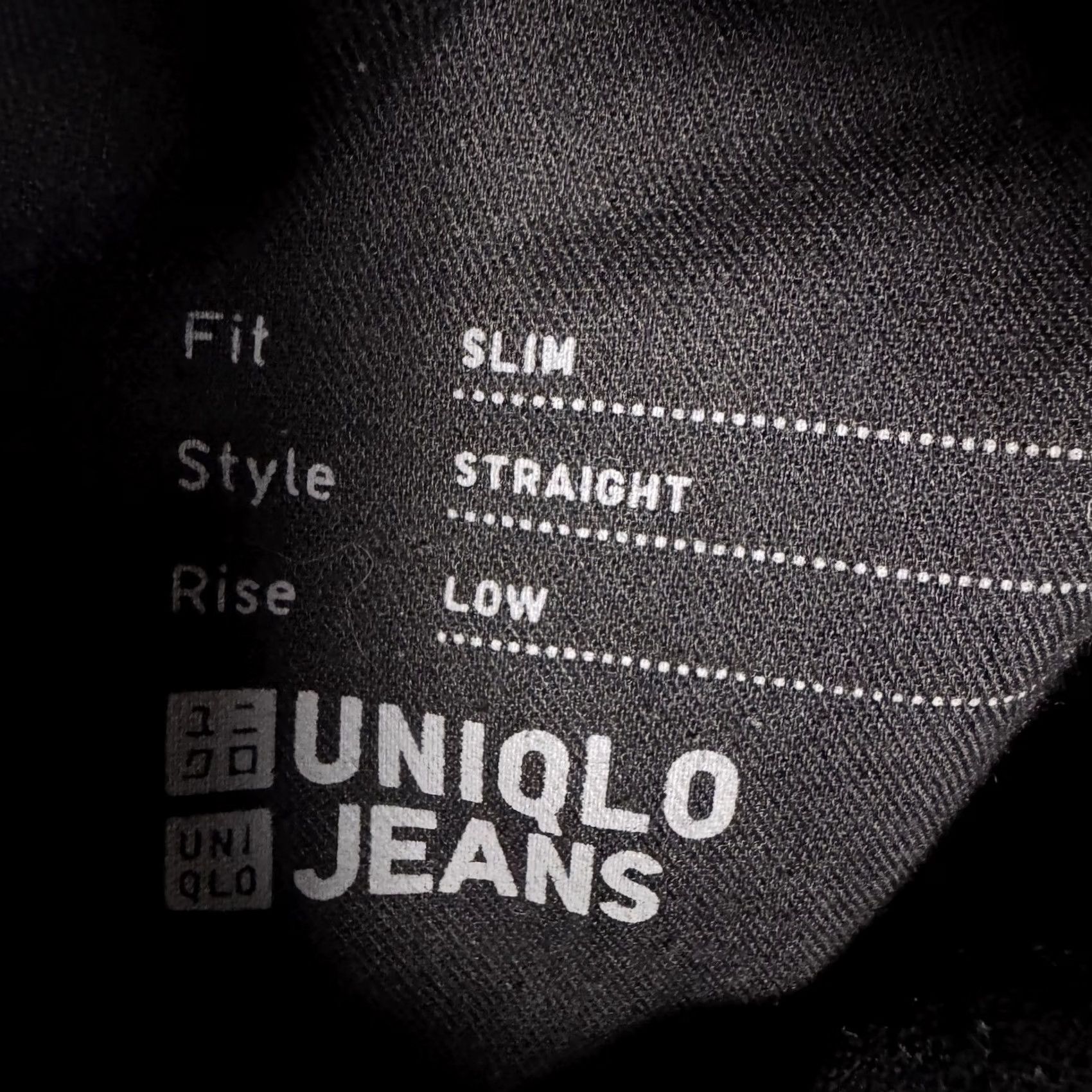 Uniqlo Uniqlo Jeans Mens 32x31 Dark Black Slim Straight Lowrise Stretch Cotton Denim Selvage 5-Pocket Size US 32 / EU 48 - 6 Thumbnail