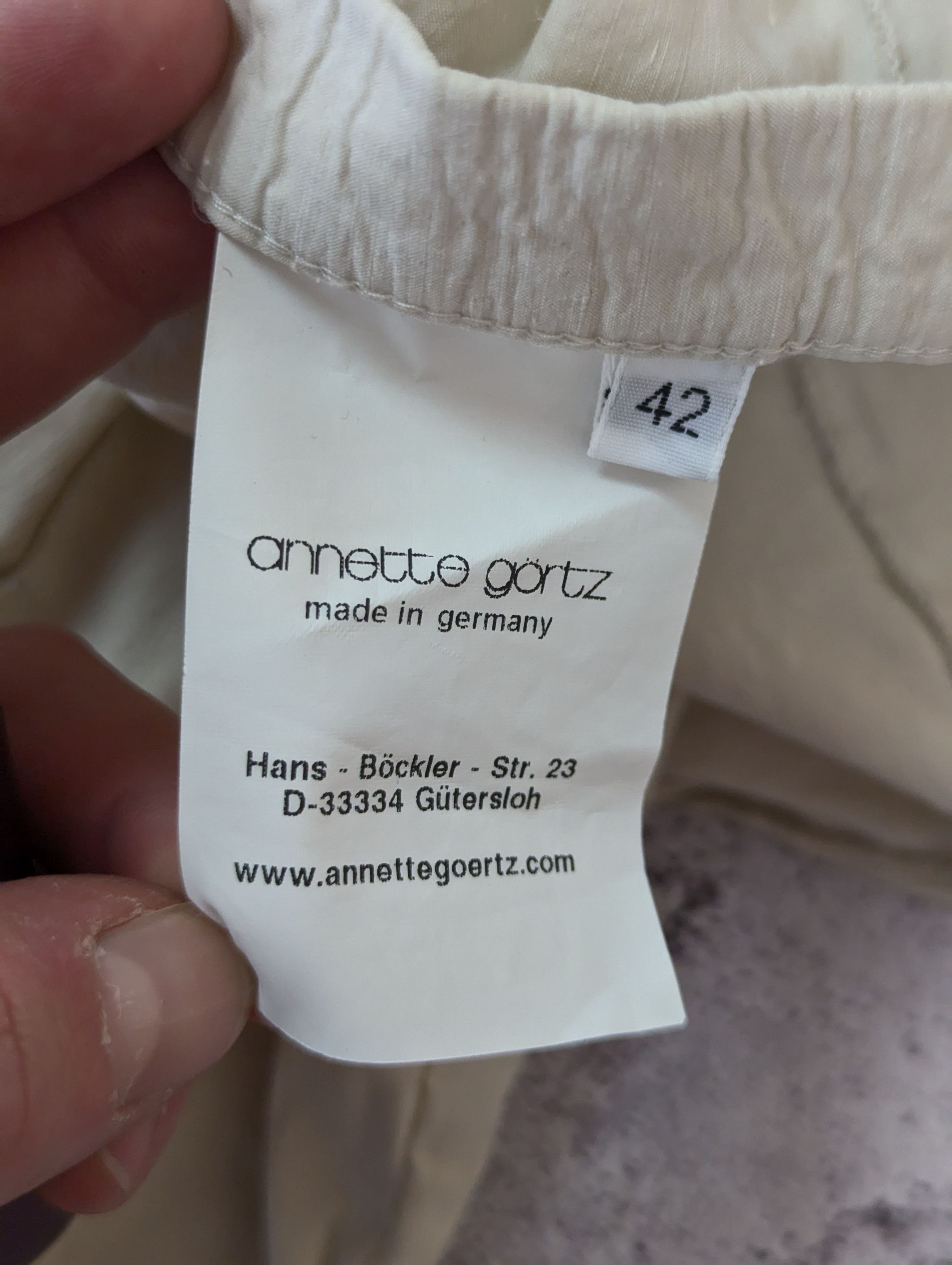 Annette Gortz Annette Gortz Minimal Linen Blend Pants 42 Size 31" - 11 Thumbnail